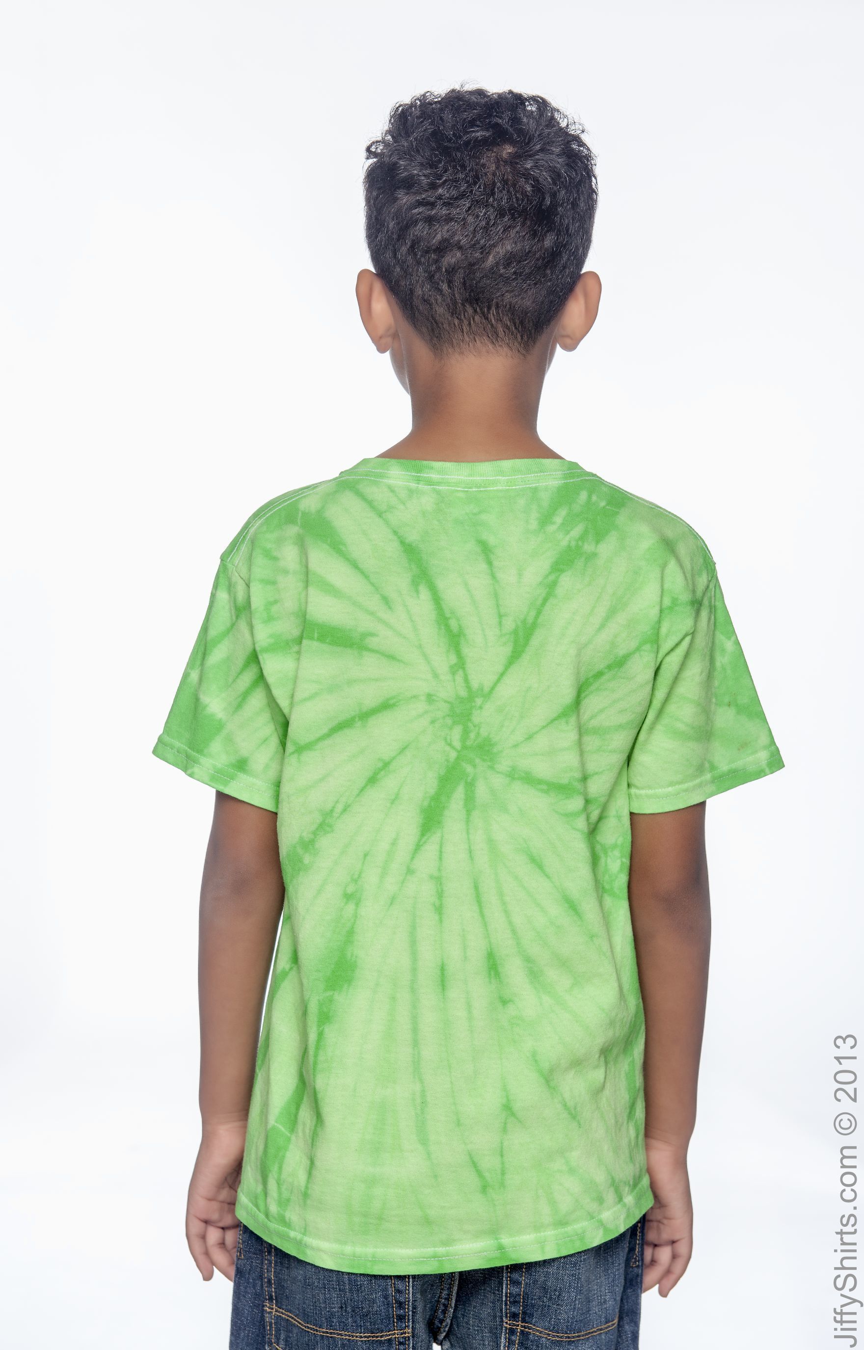 Tie-Dye CD101Y Spider Lime