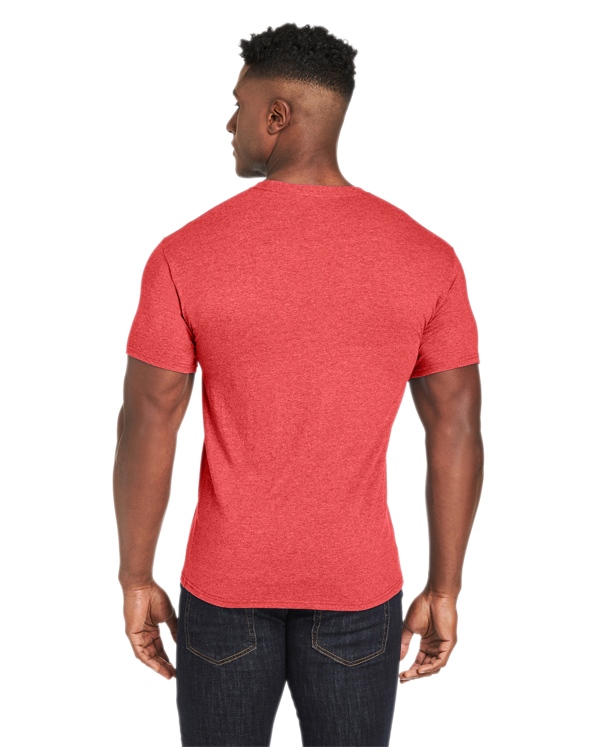 Hanes 42TB Poppy Red Hthr