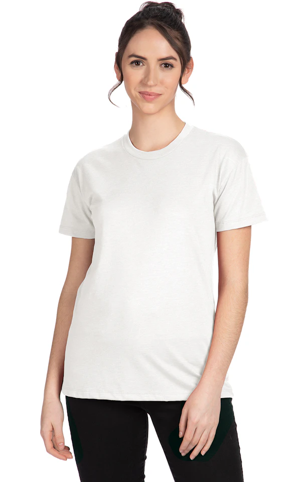 Next Level Women's Relaxed Cvc T Shirt 6600 White | Jiffy
