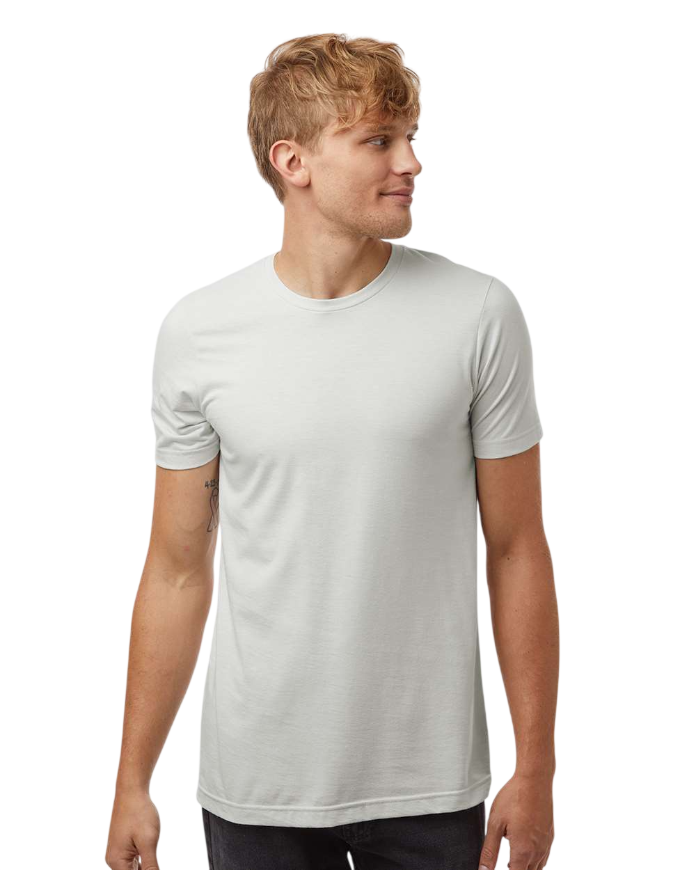 Tultex 602CVC Heather Light Silver