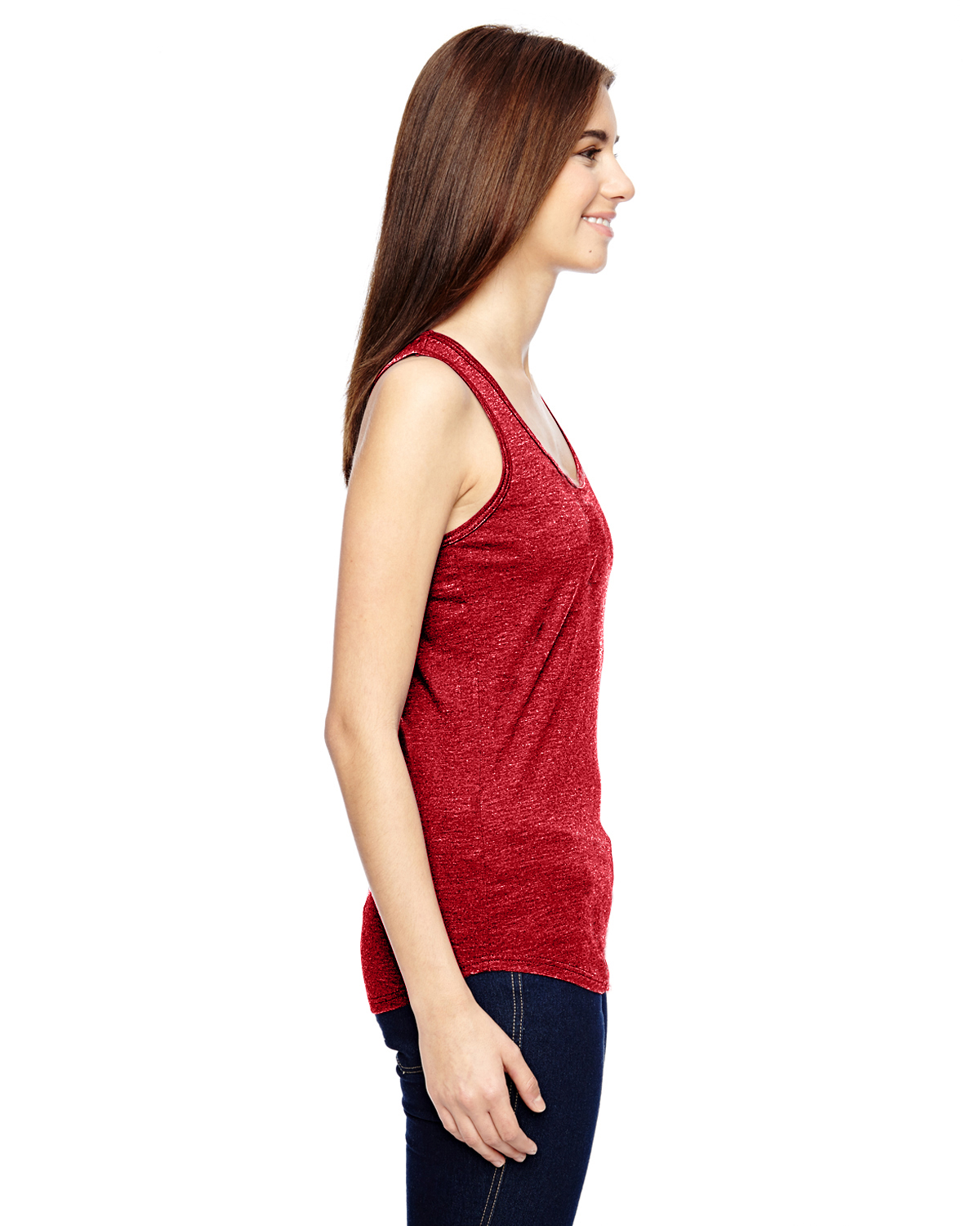 Anvil 6751L Heather Red