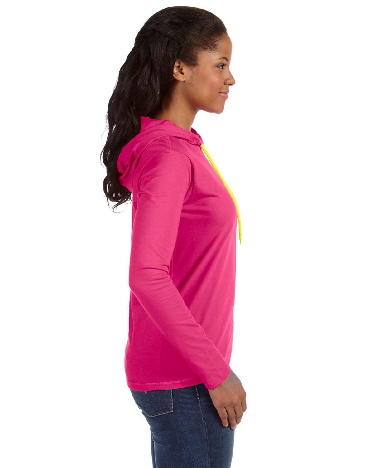 Anvil 887L Hot Pink / Neon Yellow