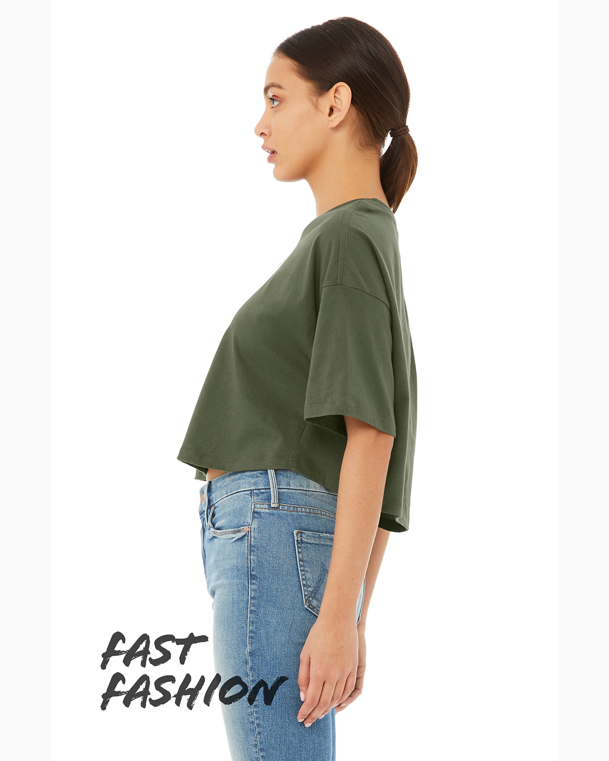 Bella + Canvas 6482 Military Green