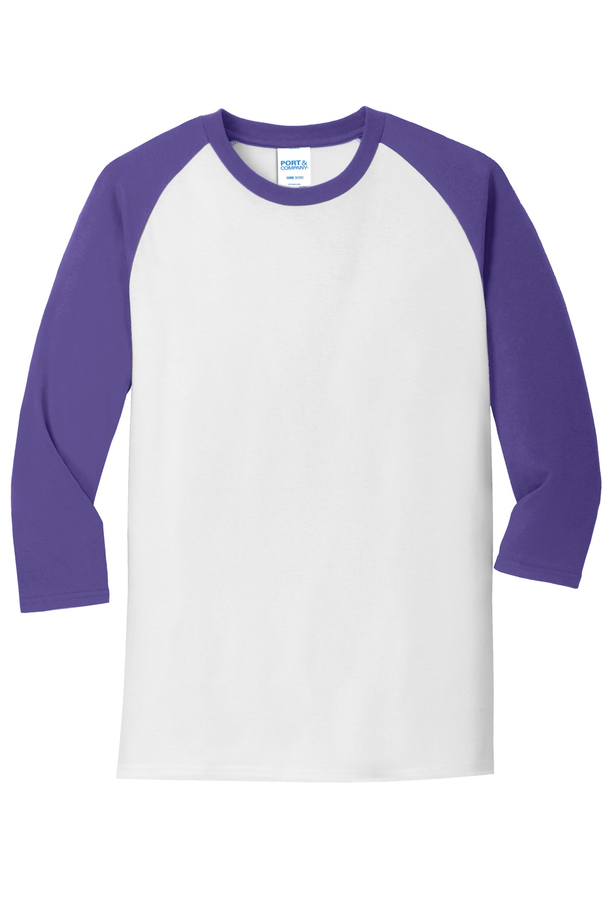 Port & Company PC55RS White / Purple