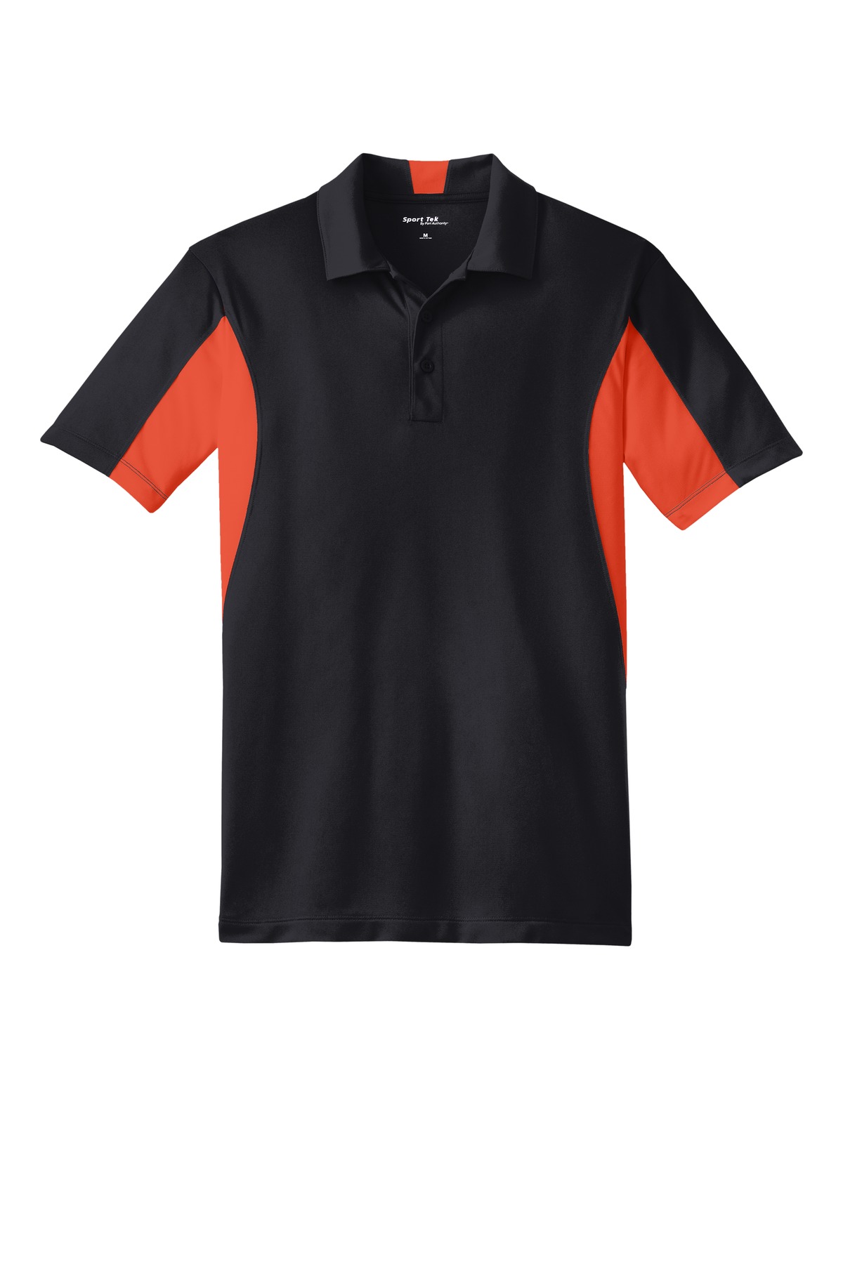 Sport-Tek TST655 Black / Deep Orange