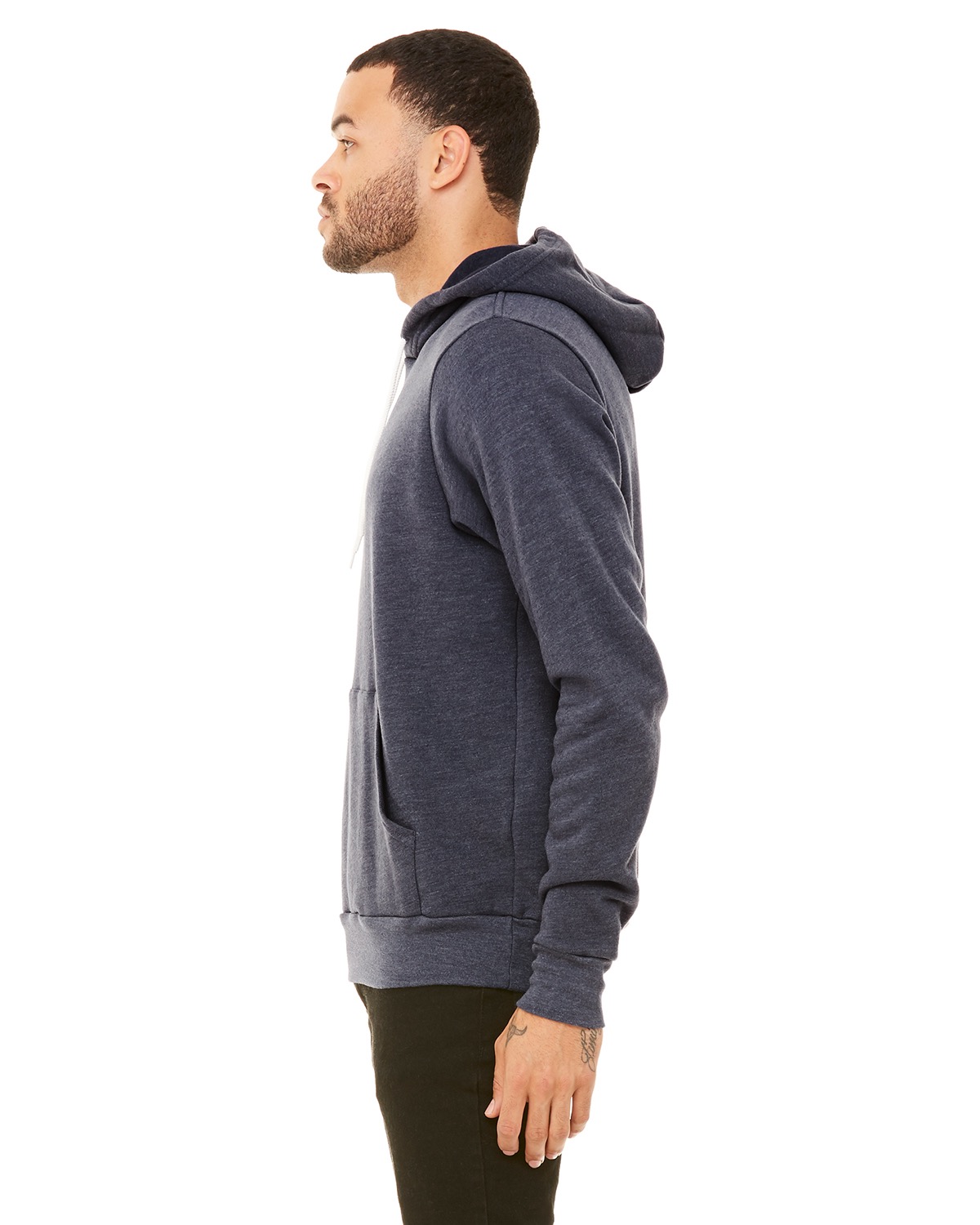 Bella + Canvas 3719 Heather Navy