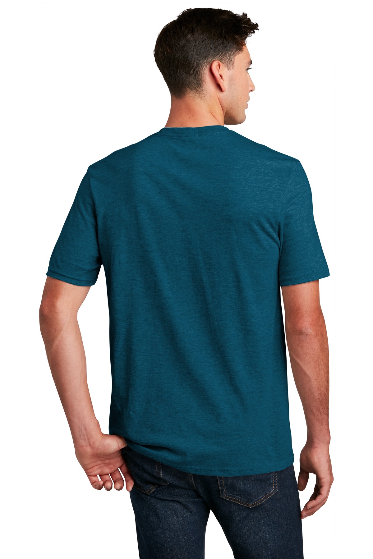 District DM108 Deep Turquoise Fleck