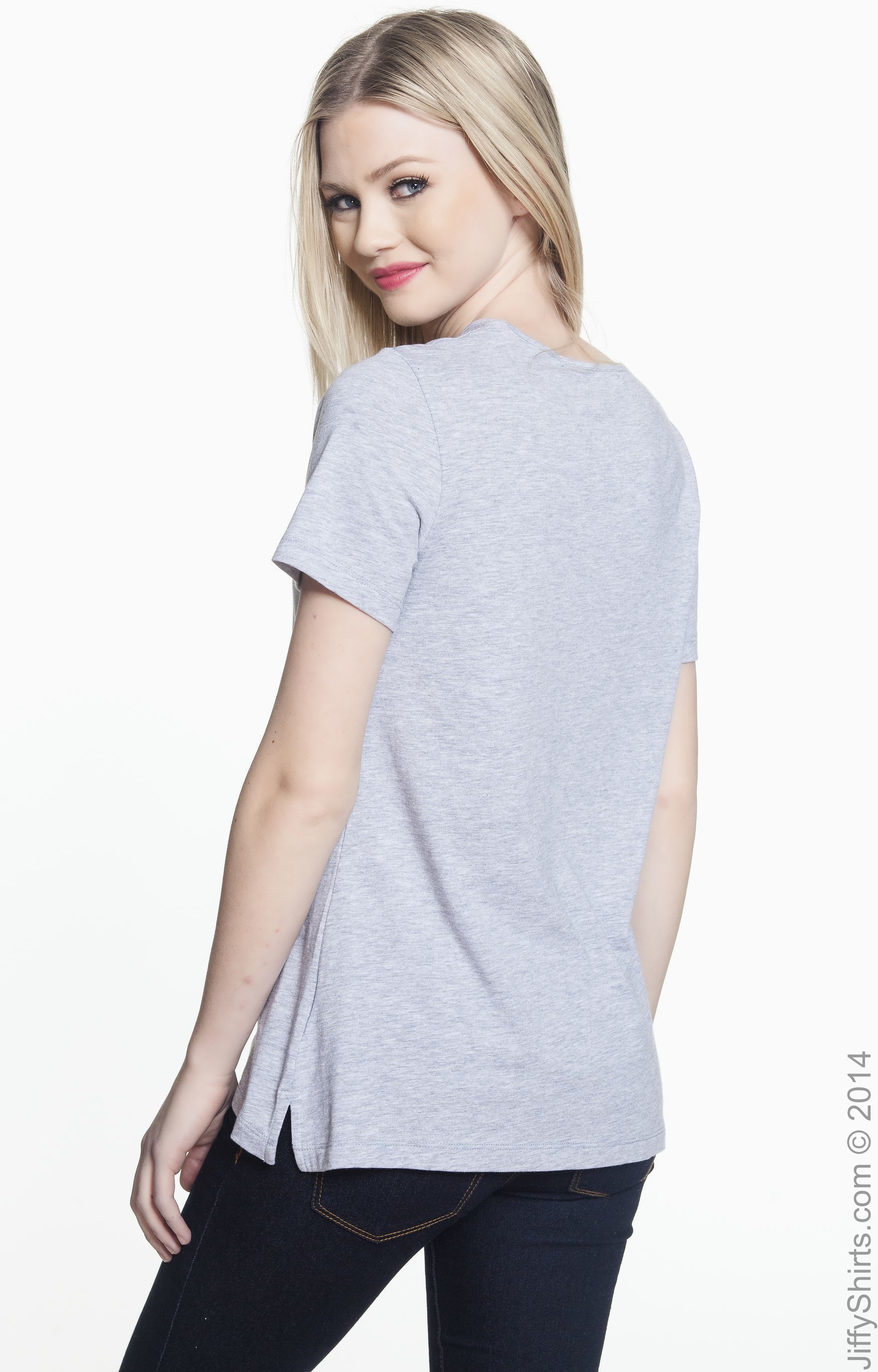 Devon & Jones DP182W Heather Gray