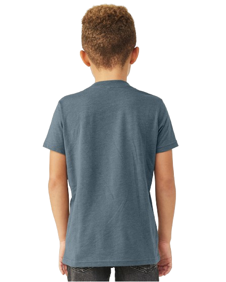 Bella + Canvas 3001YCVC Heather Slate