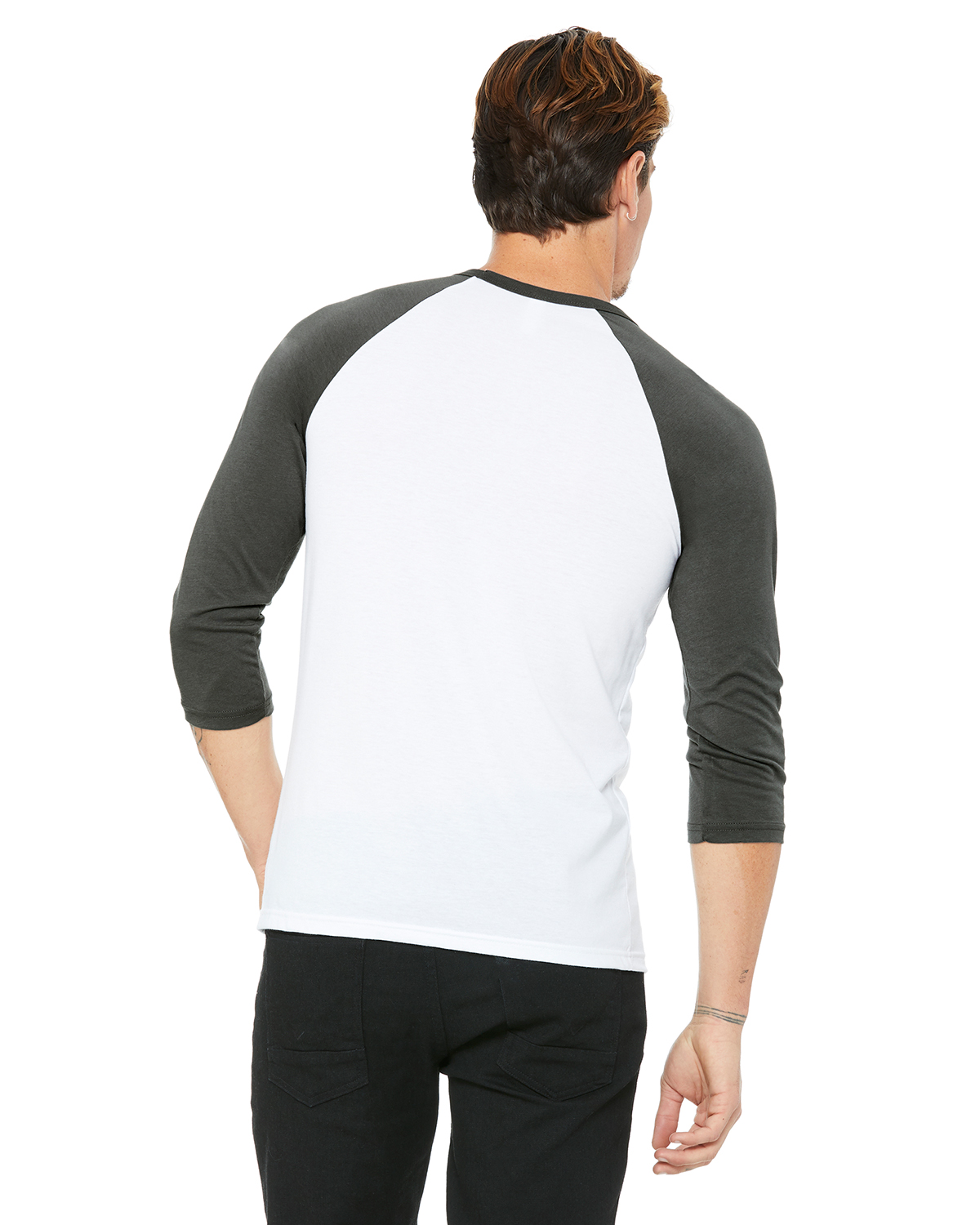 Bella + Canvas 3200 White / Asphalt