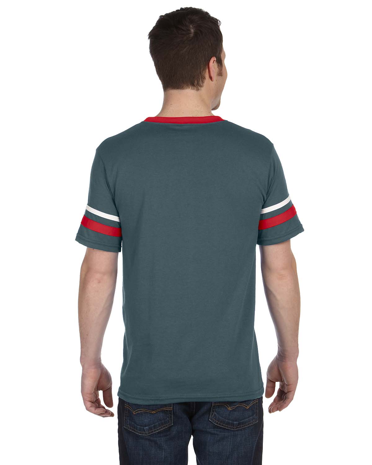 Augusta Sportswear 360 Graphite / Red / White