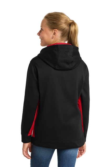 Sport-Tek YST235 Black / Deep Red