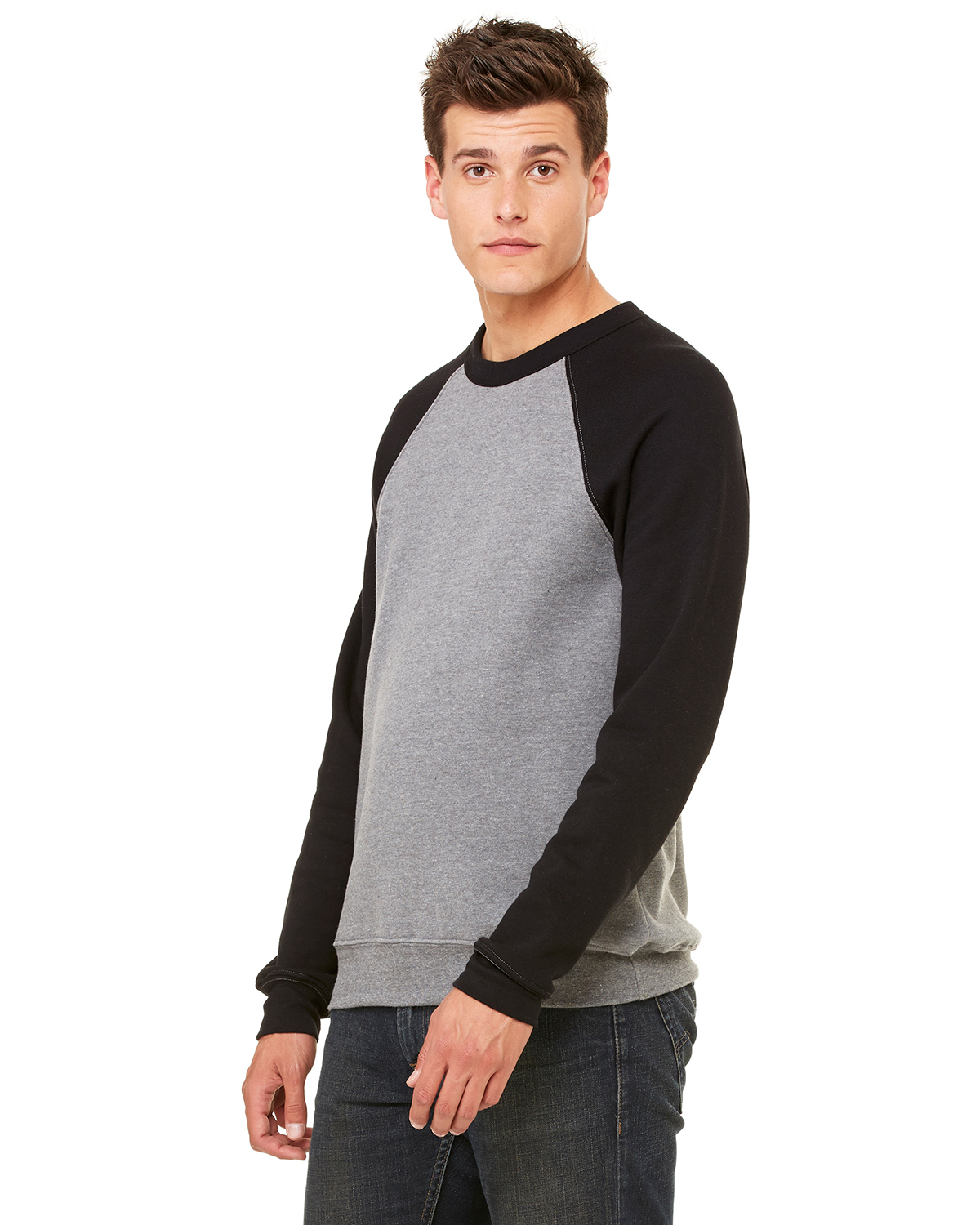 Bella + Canvas 3901 Heather Deep / Black