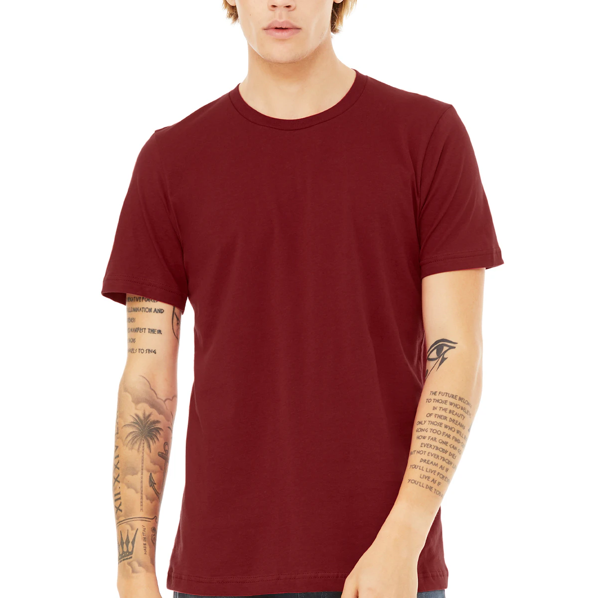 Custom T-Shirts Lilac - Bella + Canvas 3001C | Jiffy Custom Print