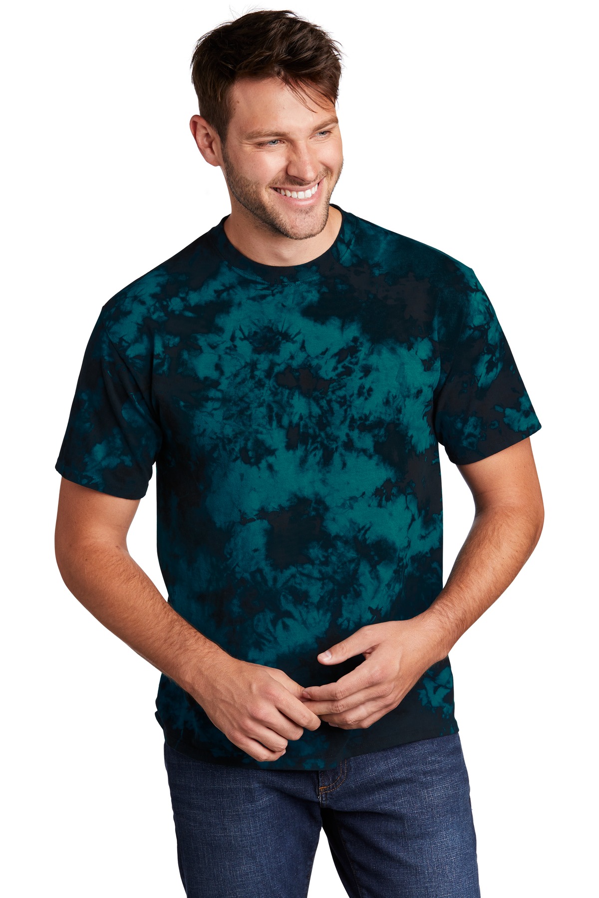 Port & Company PC145 Black / Teal