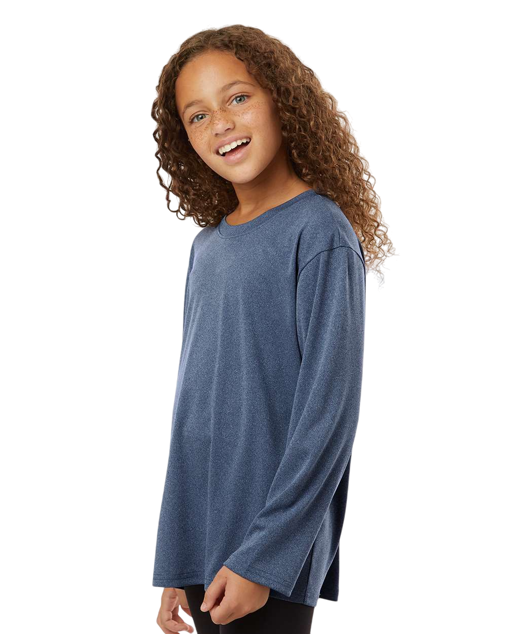 AllPro 48400Y Heather Navy