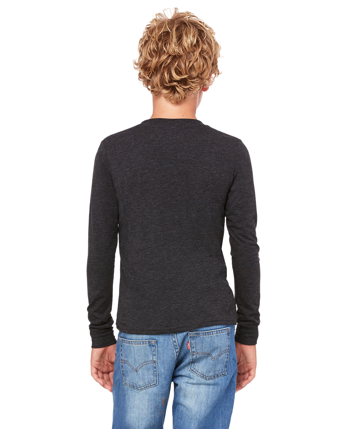 Bella + Canvas 3513Y Charcoal Black Triblend