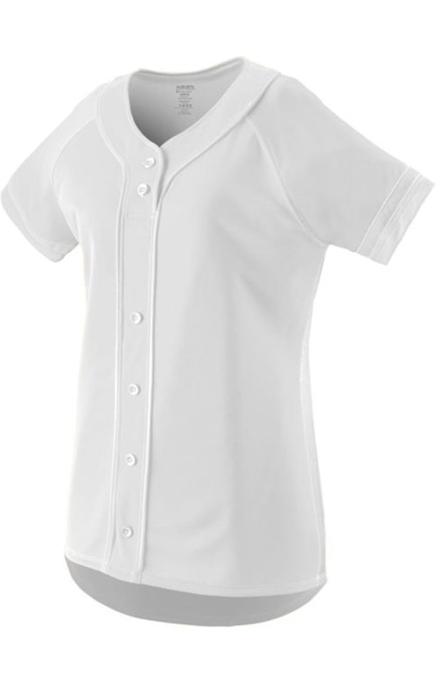 Augusta Sportswear 1665 White / White