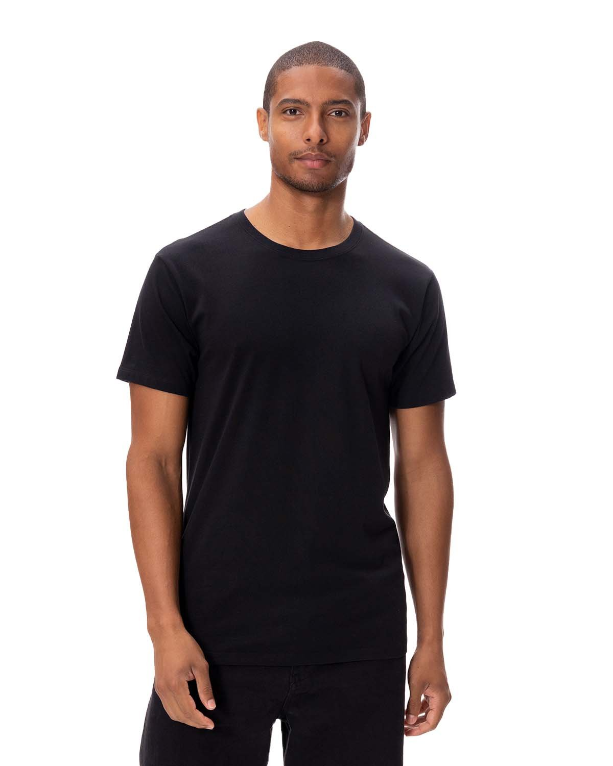 Threadfast Apparel Unisex Ultimate Cotton T Shirt 180 A Black | Jiffy