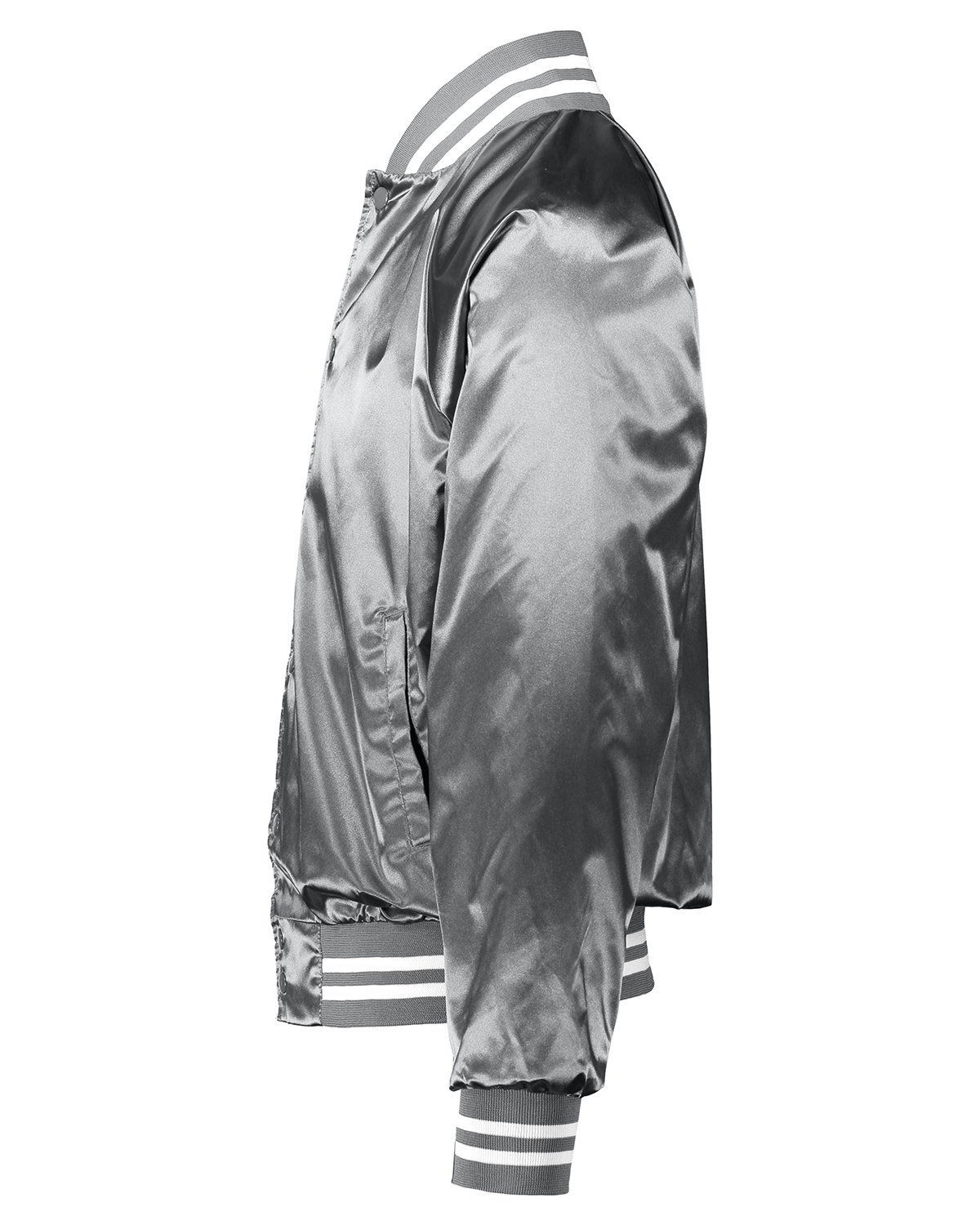 Augusta Sportswear 3610 Metallc Slvr / White