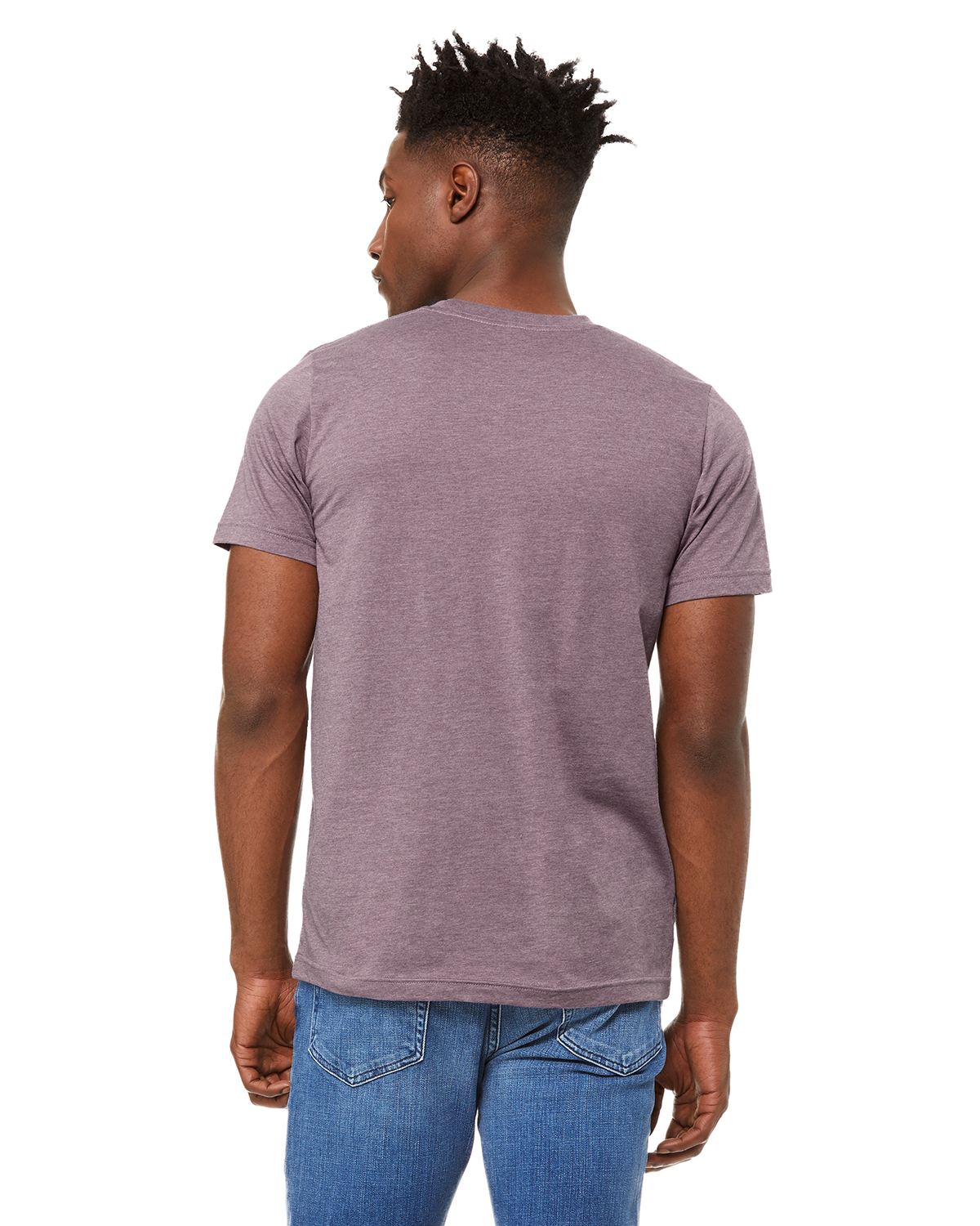 Bella + Canvas 3001CVC Heather Purple