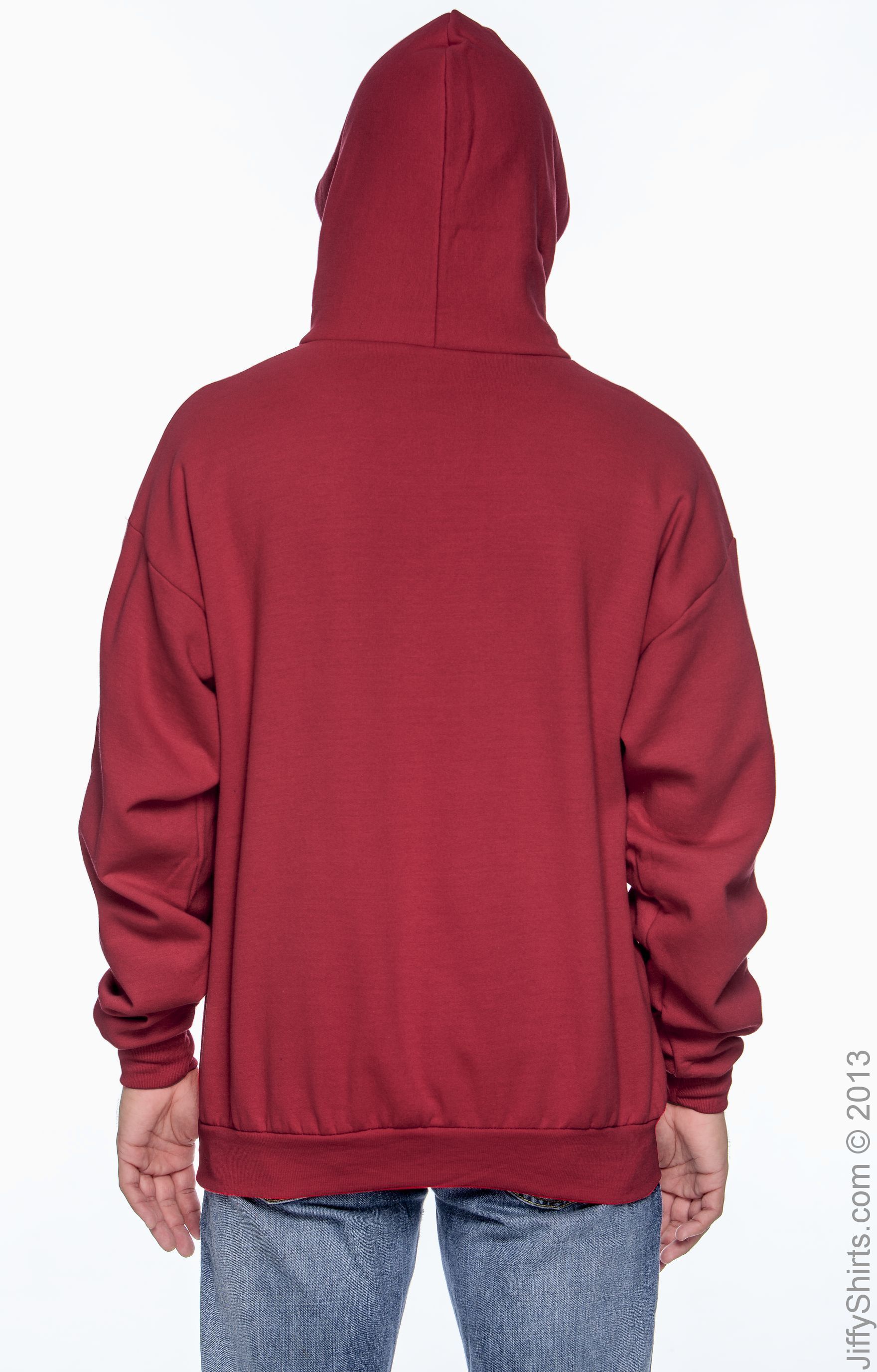 hanes deep red