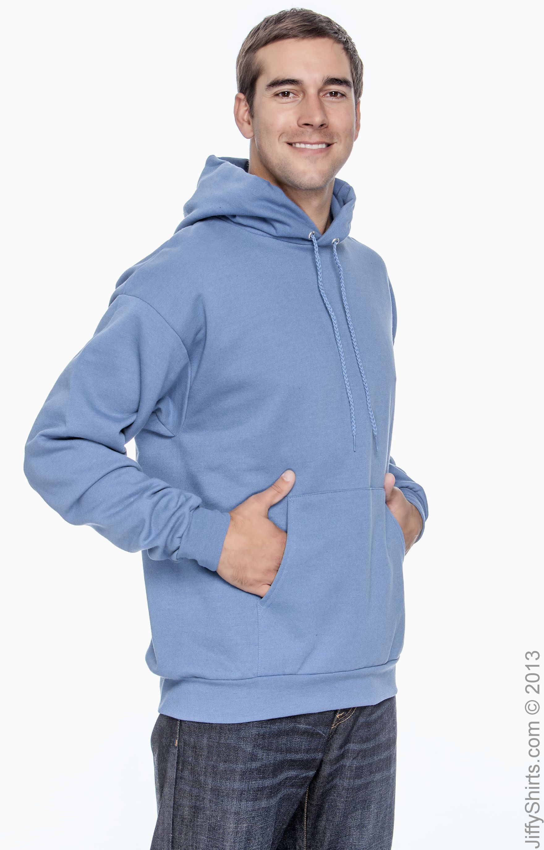 Hanes Ecosmart® 50/50 Pullover Hoodie P170 Denim | Jiffy