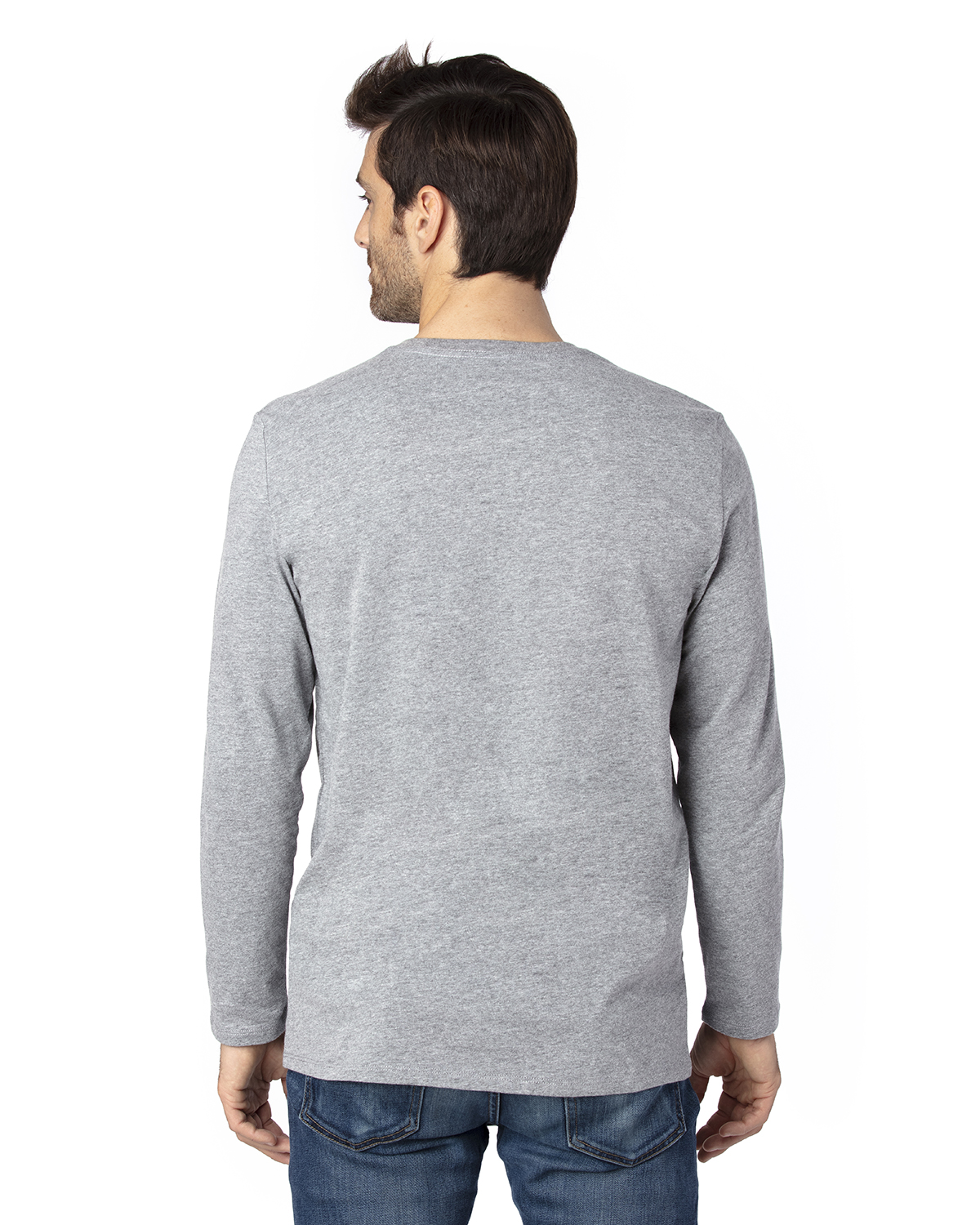 Threadfast Apparel 100LS Heather Gray