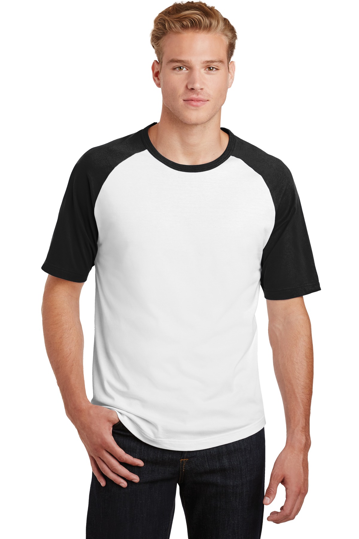 Sport-Tek T201 White / Black