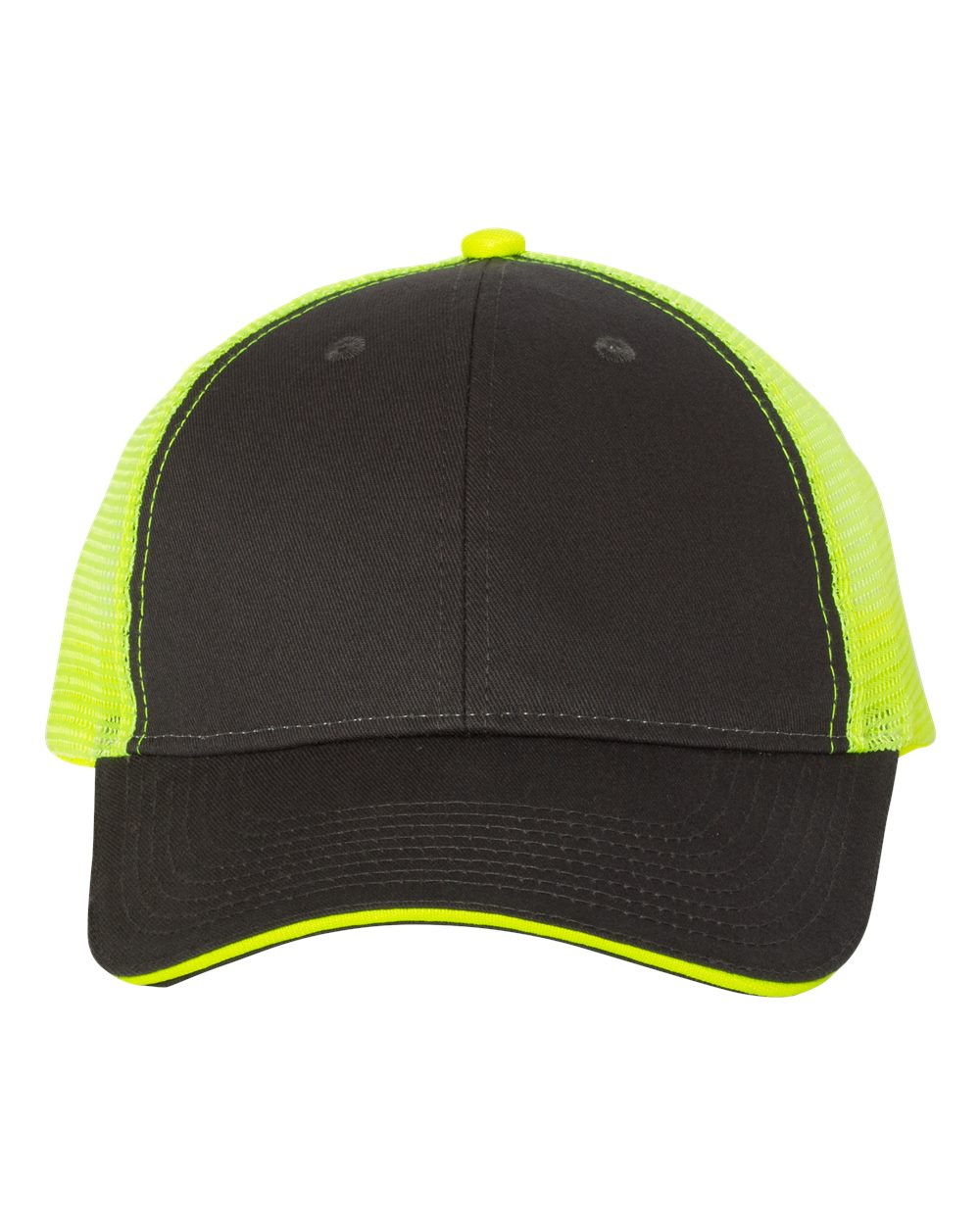 Valucap S102 Charcoal / Neon Yellow