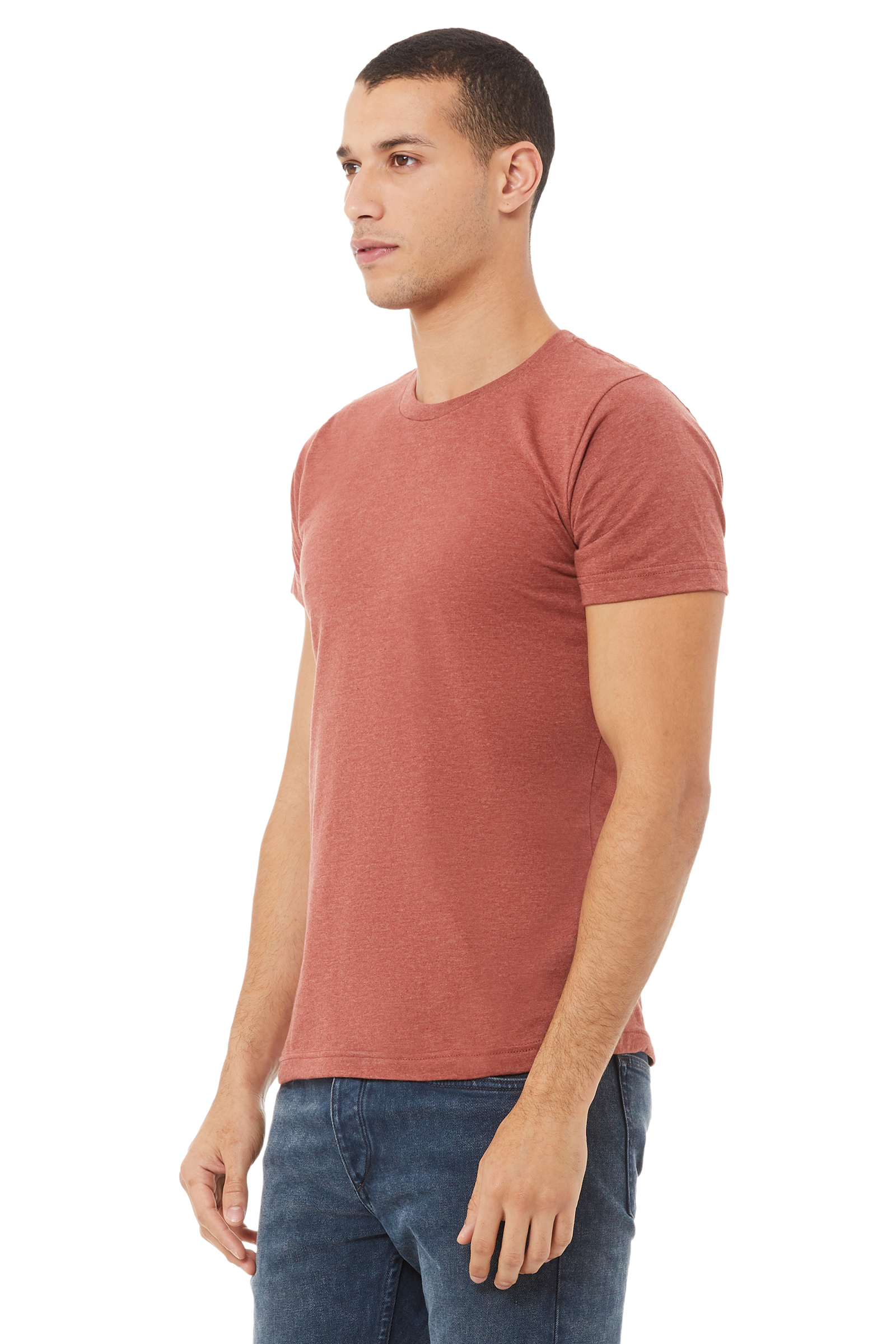 Bella + Canvas 3001CVC Heather Clay