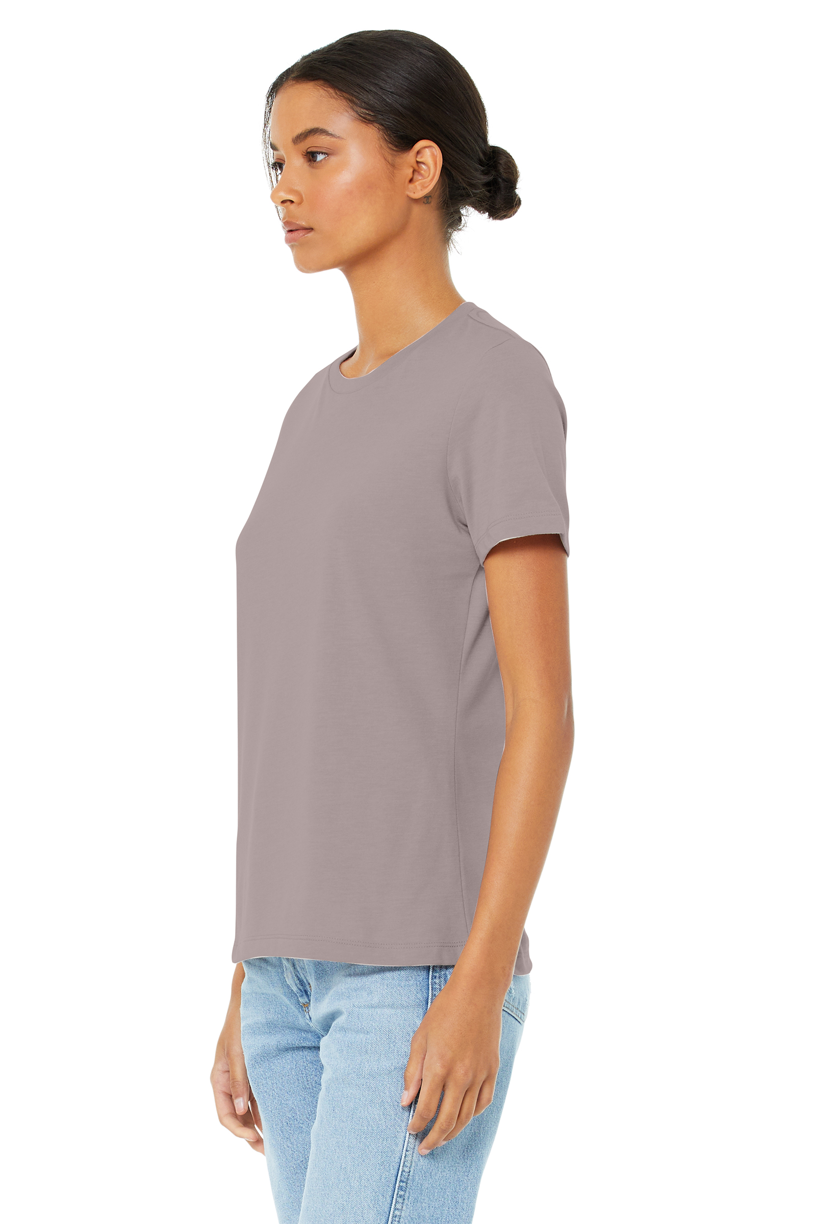 Bella + Canvas 6400CVC Heather Pink Gravel