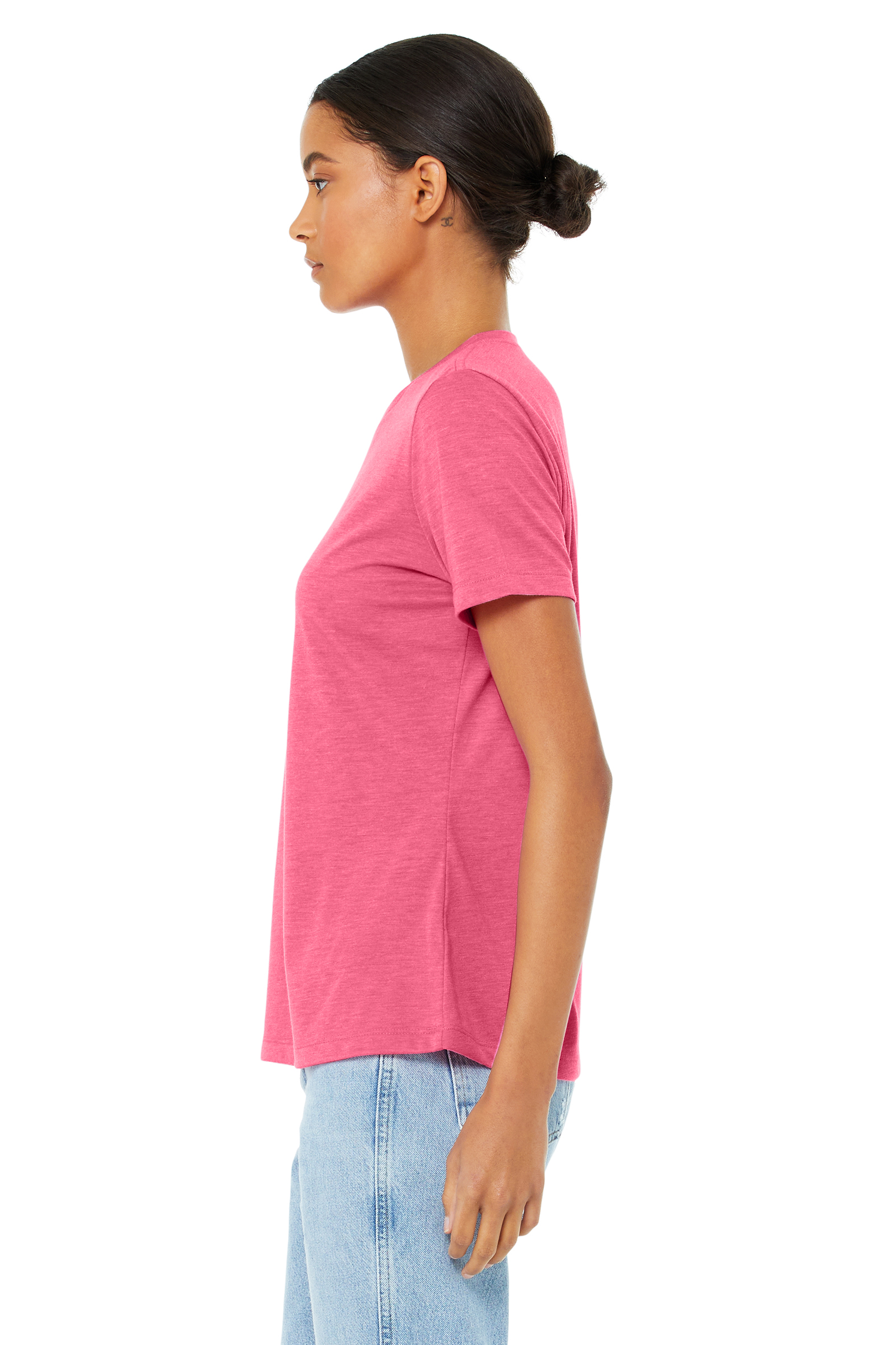 Bella + Canvas 6413 Charity Pink Triblend