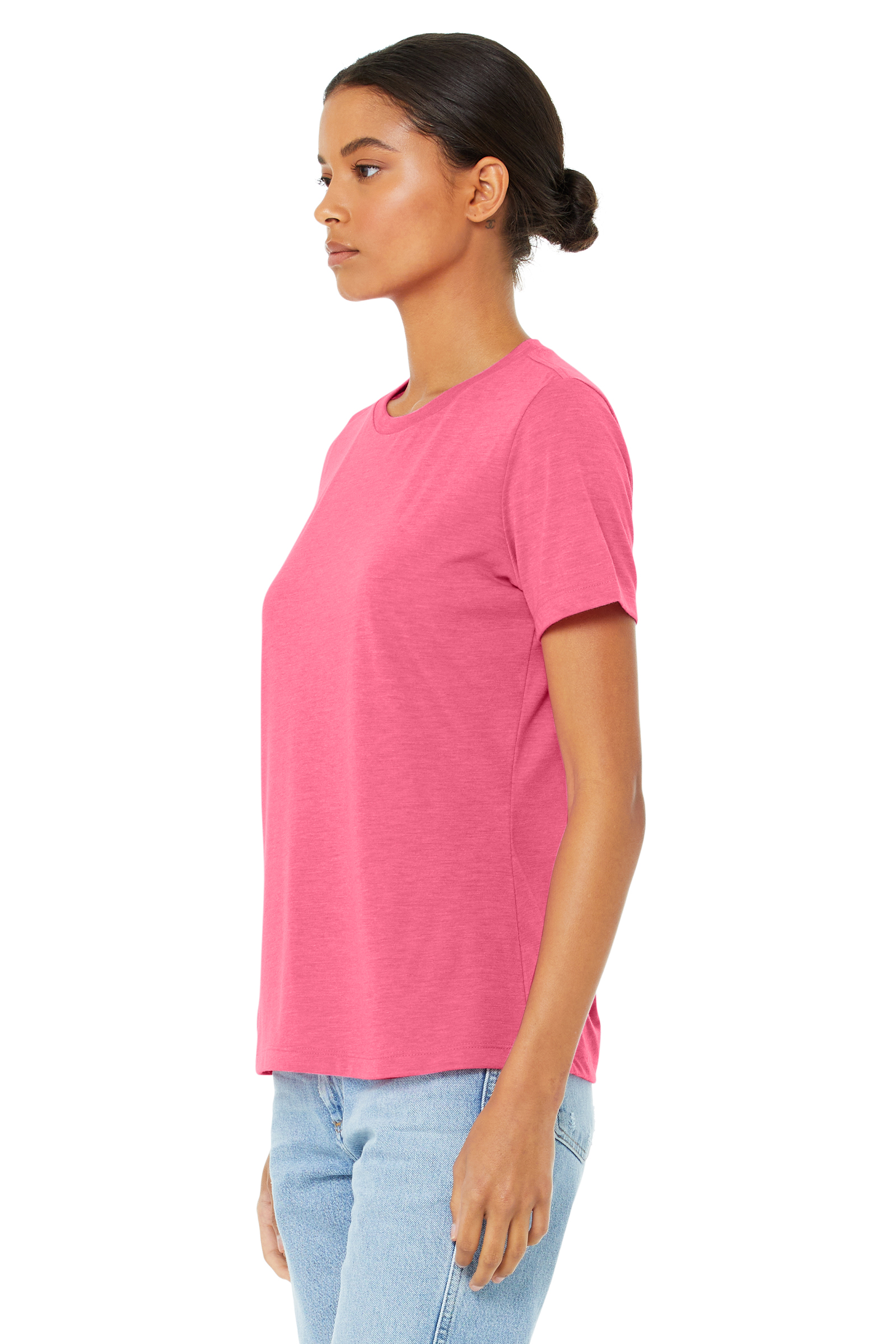 Bella + Canvas 6413 Charity Pink Triblend