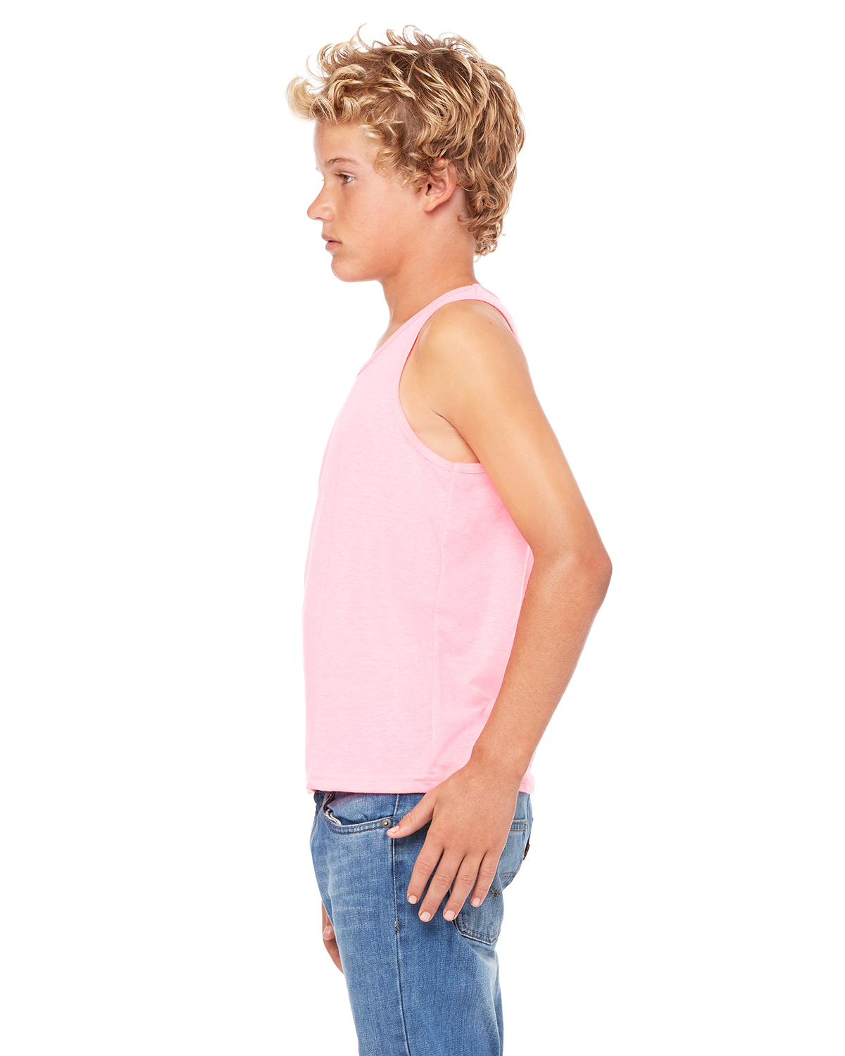 Bella + Canvas 3480Y Neon Pink