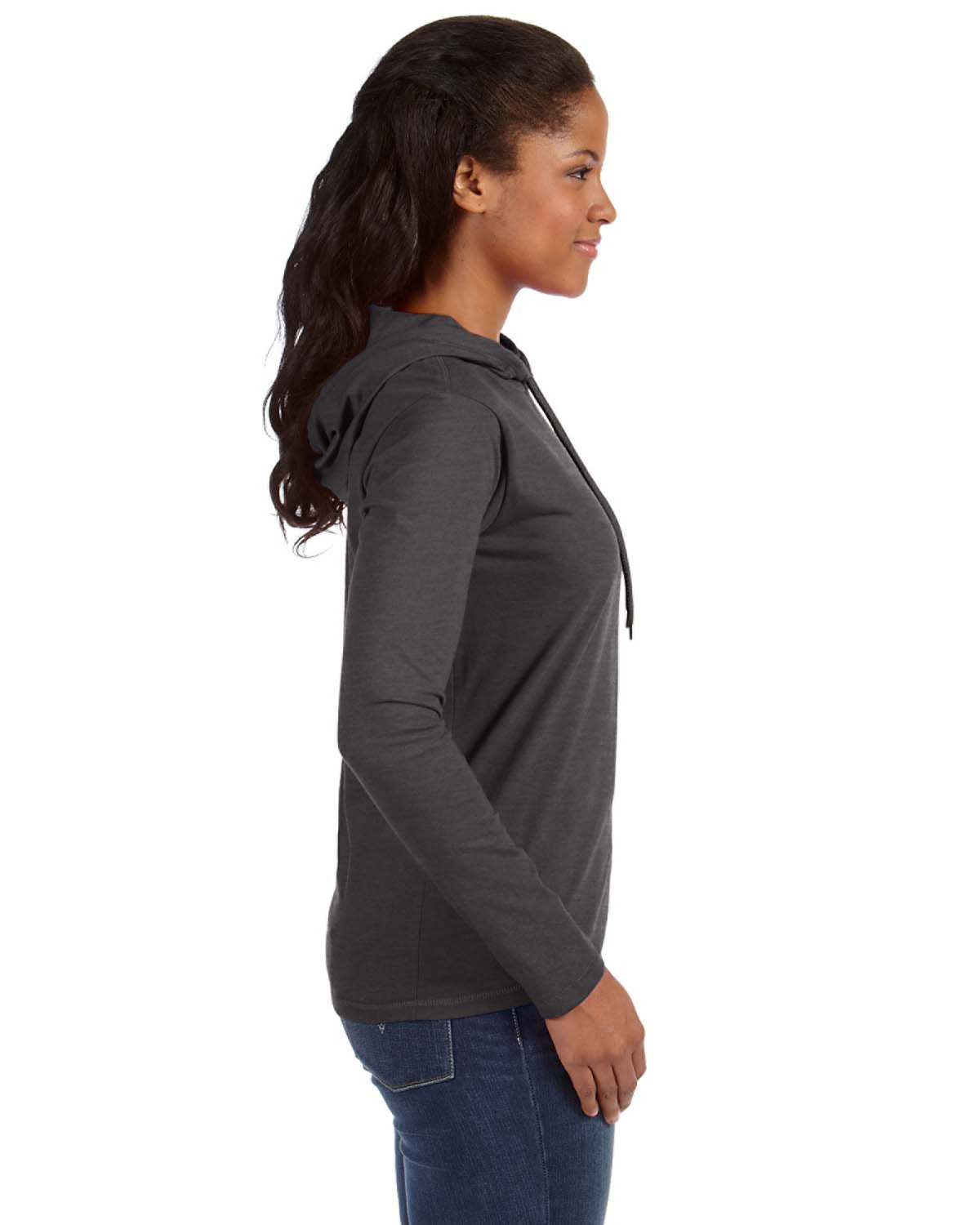 Anvil 887L Heather Dark Gray / Dark Gray