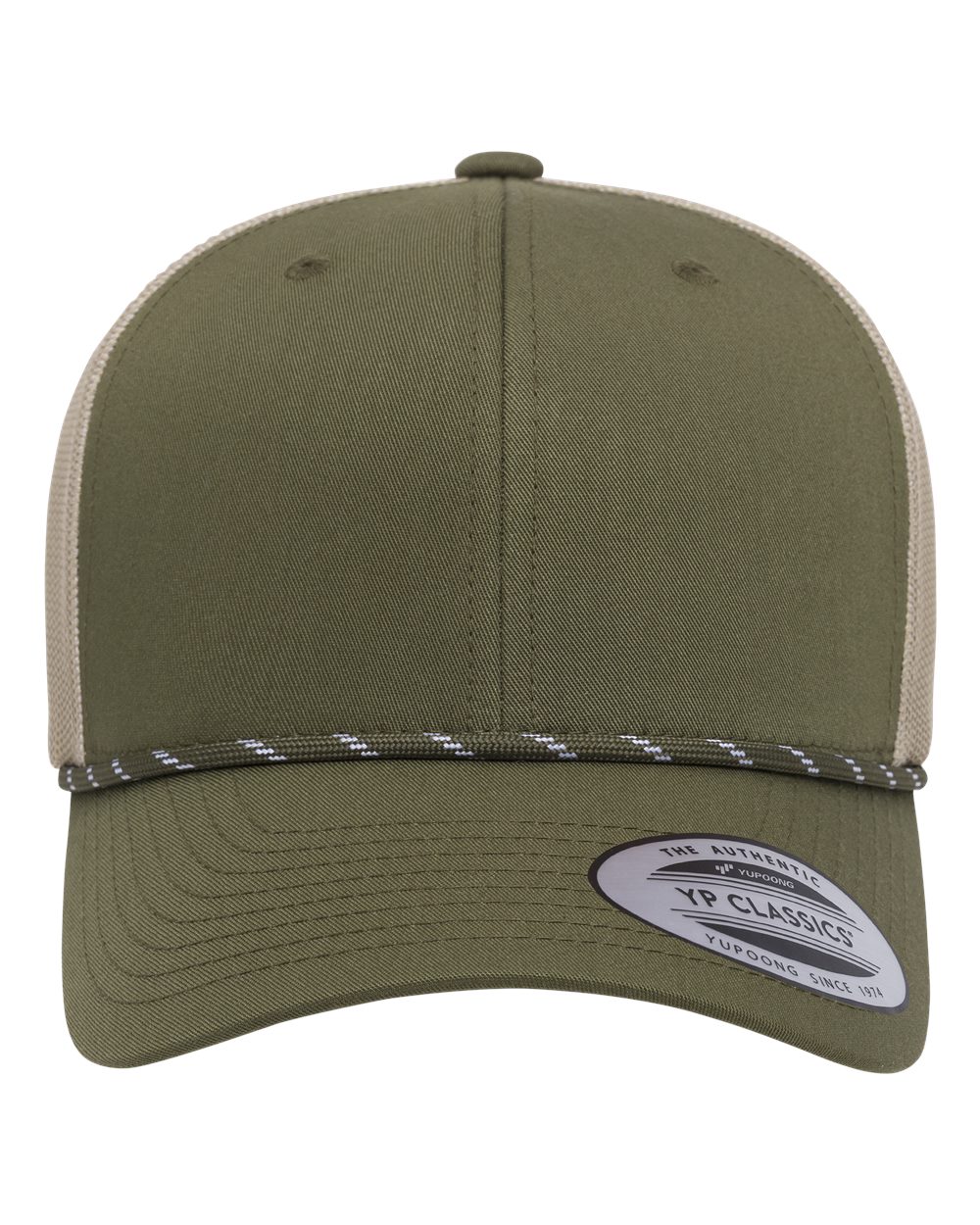 Yupoong 6606BD Moss Green/ Khaki