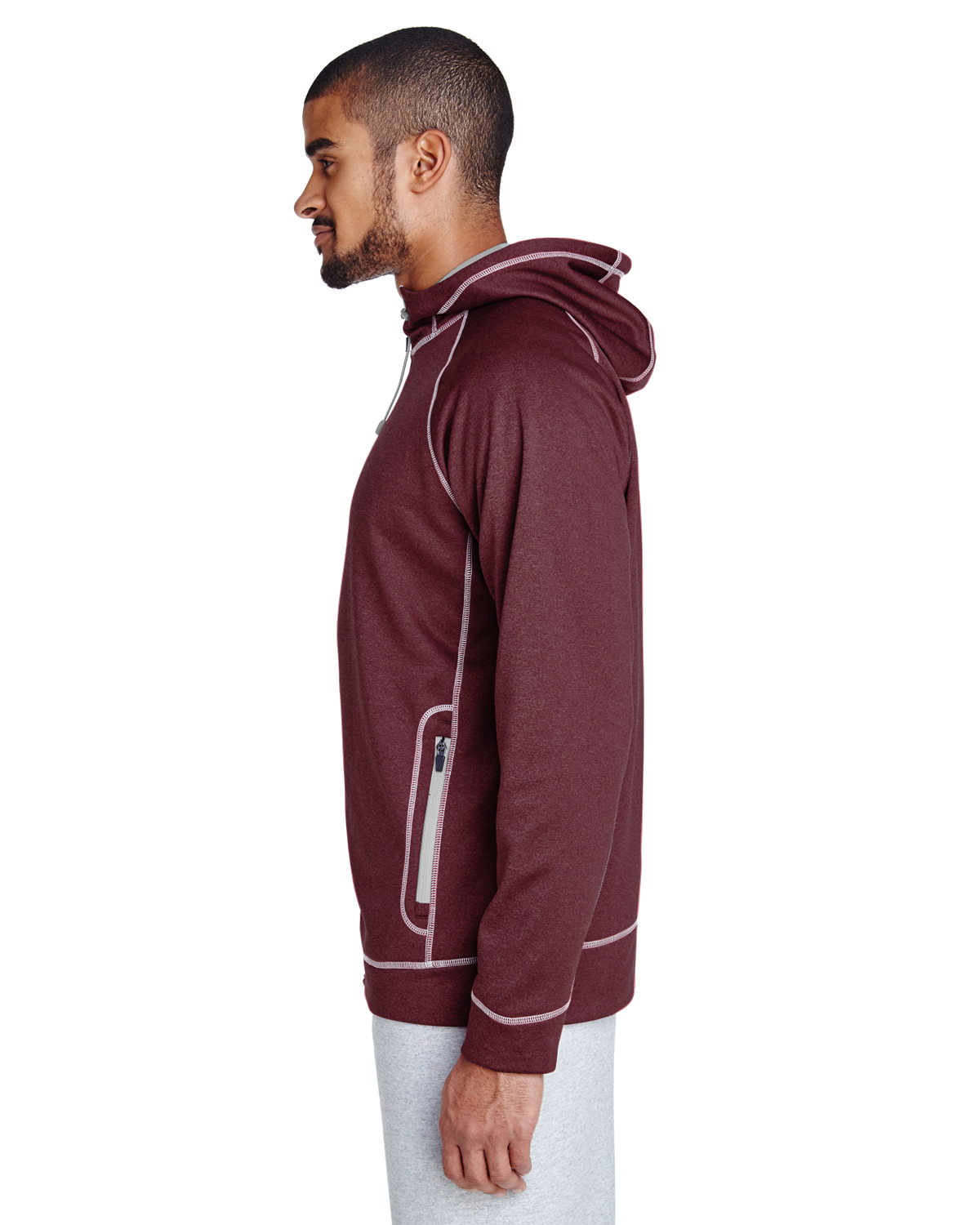 Team 365 TT38 Sport Maroon Heather / Sport Silver