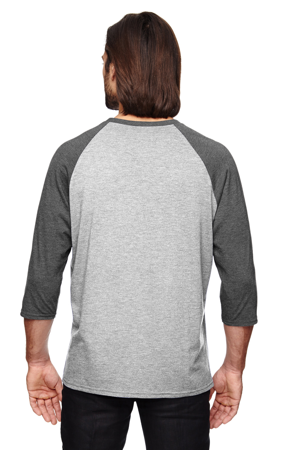 Anvil 6755 Heather Gray / Heather Dark Gray