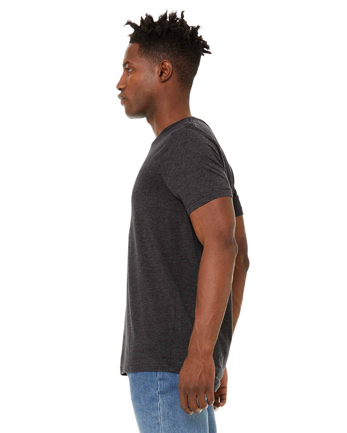 Bella + Canvas 3301C Heather Dark Gray