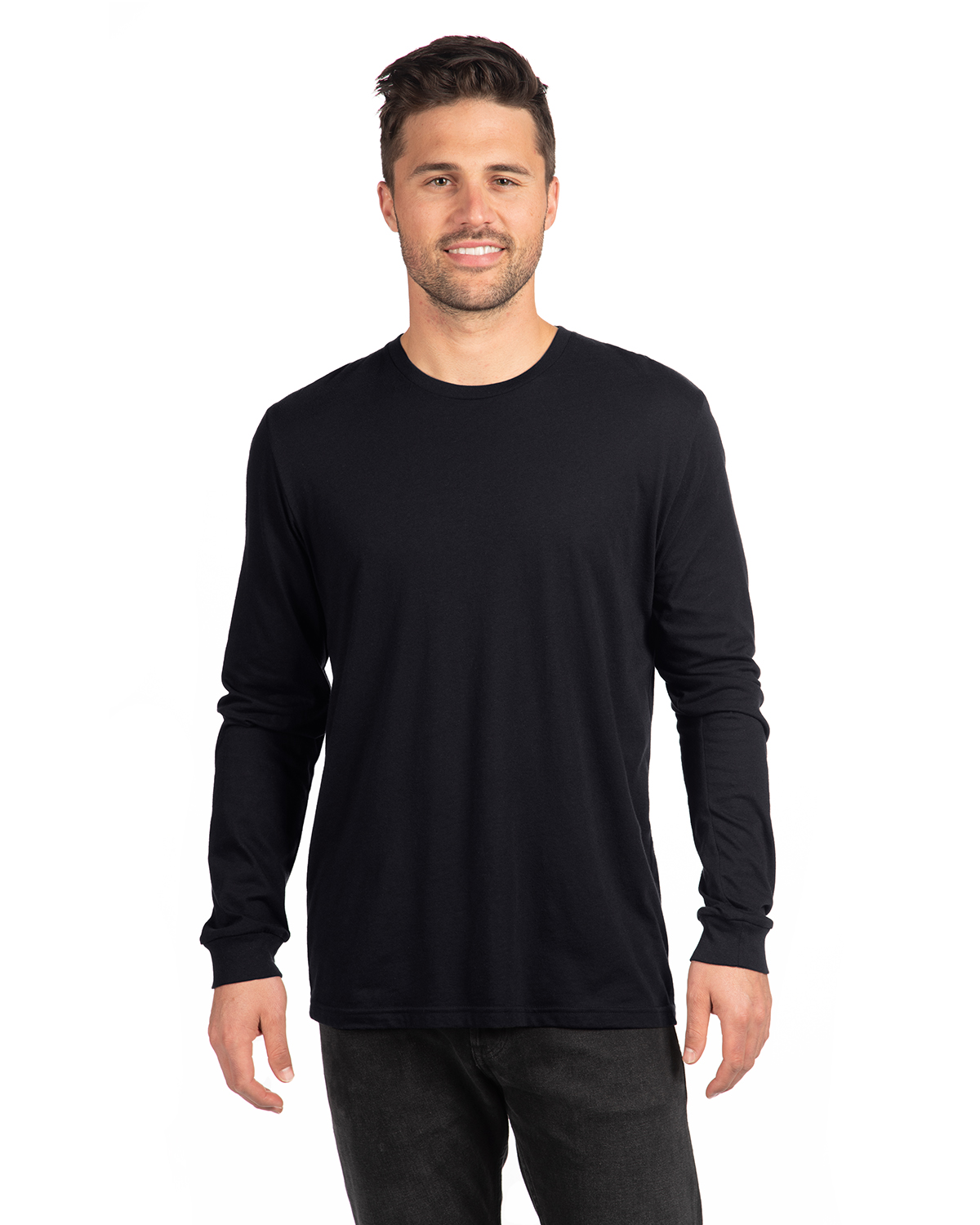 Next Level Unisex Cvc Long Sleeve T Shirt 6211 Nl Black | Jiffy