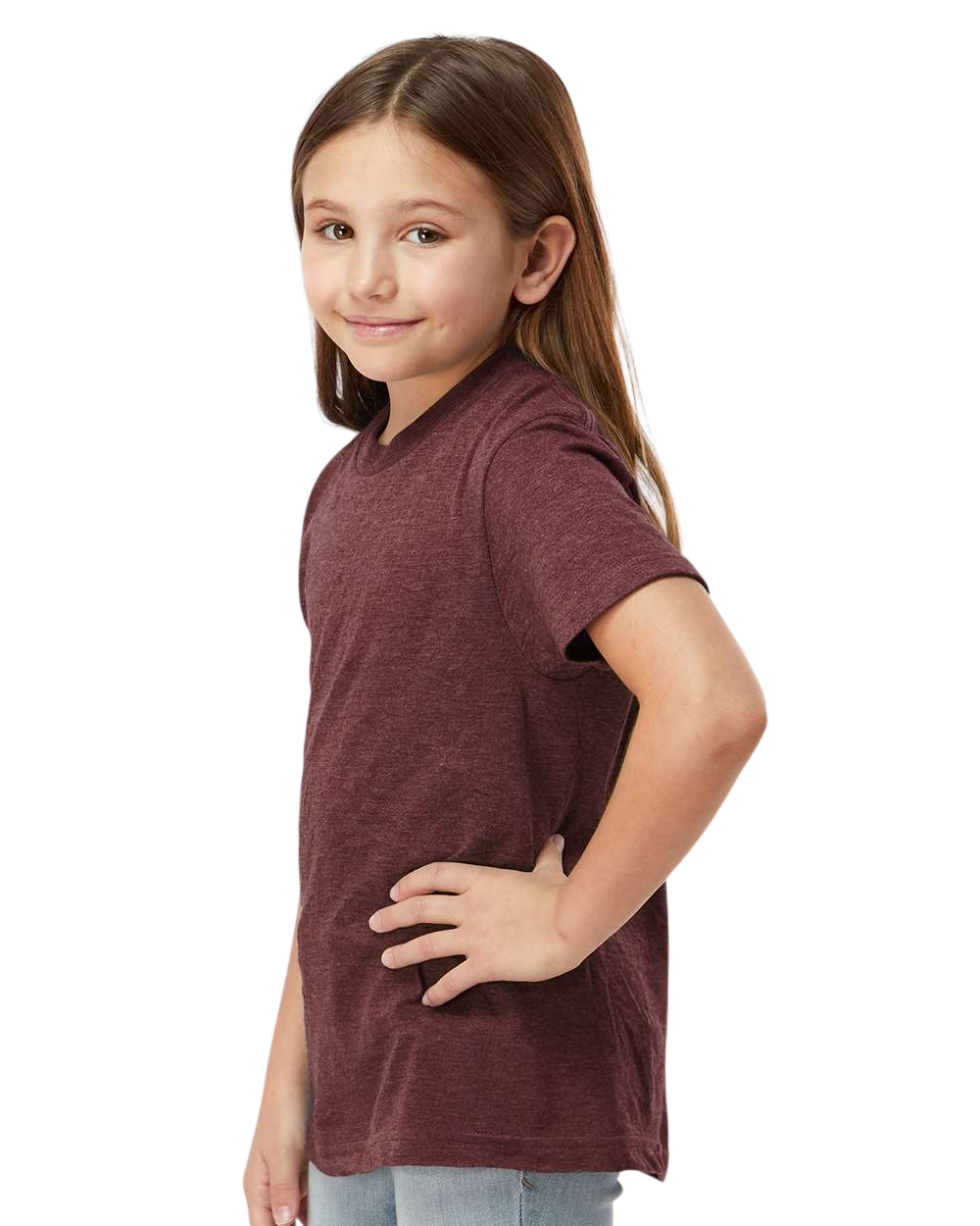 Tultex 0235TC Heather Burgundy