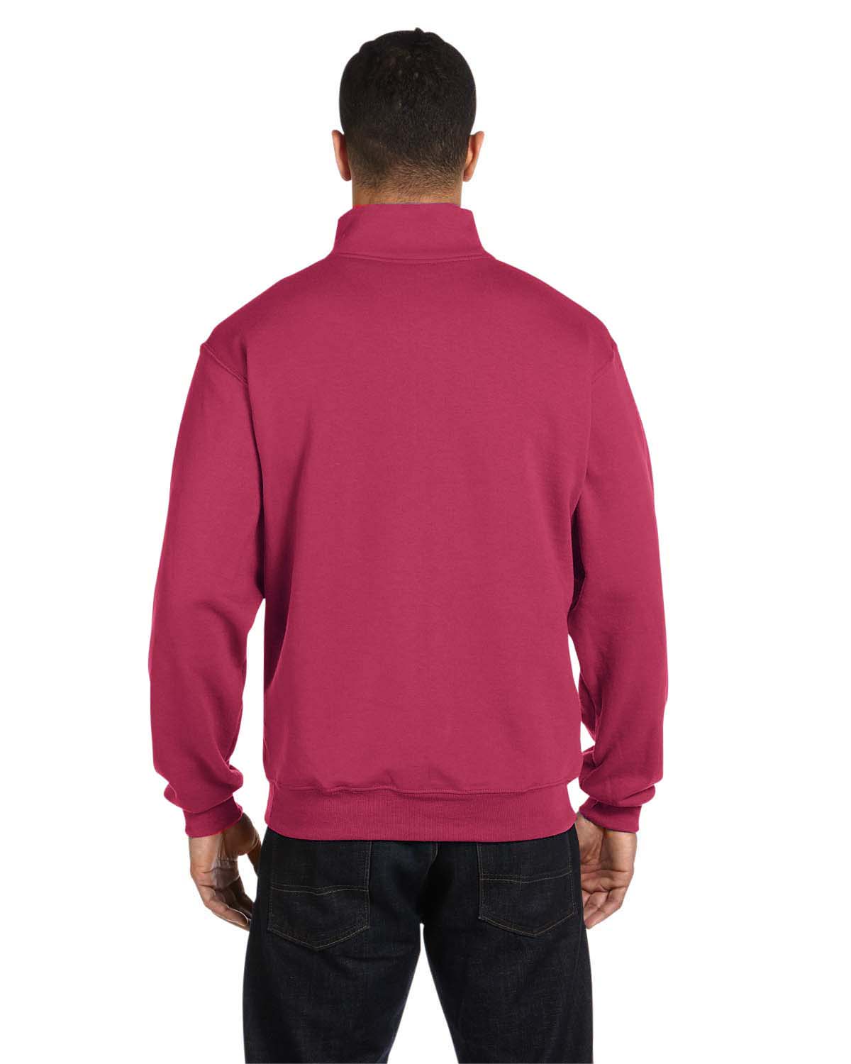 Jerzees 995M Vintage Heather / Red