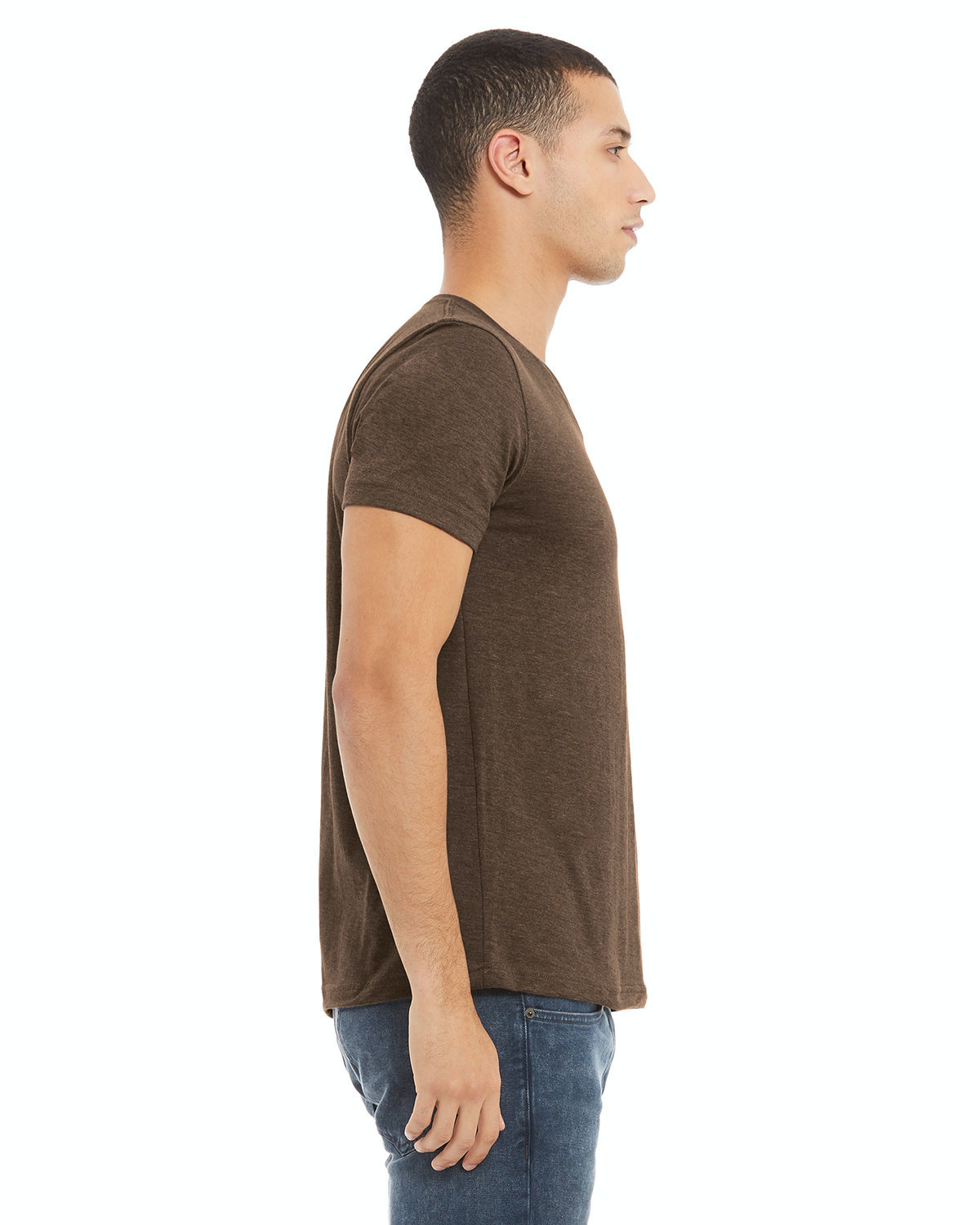 Bella + Canvas 3005CVC Heather Brown