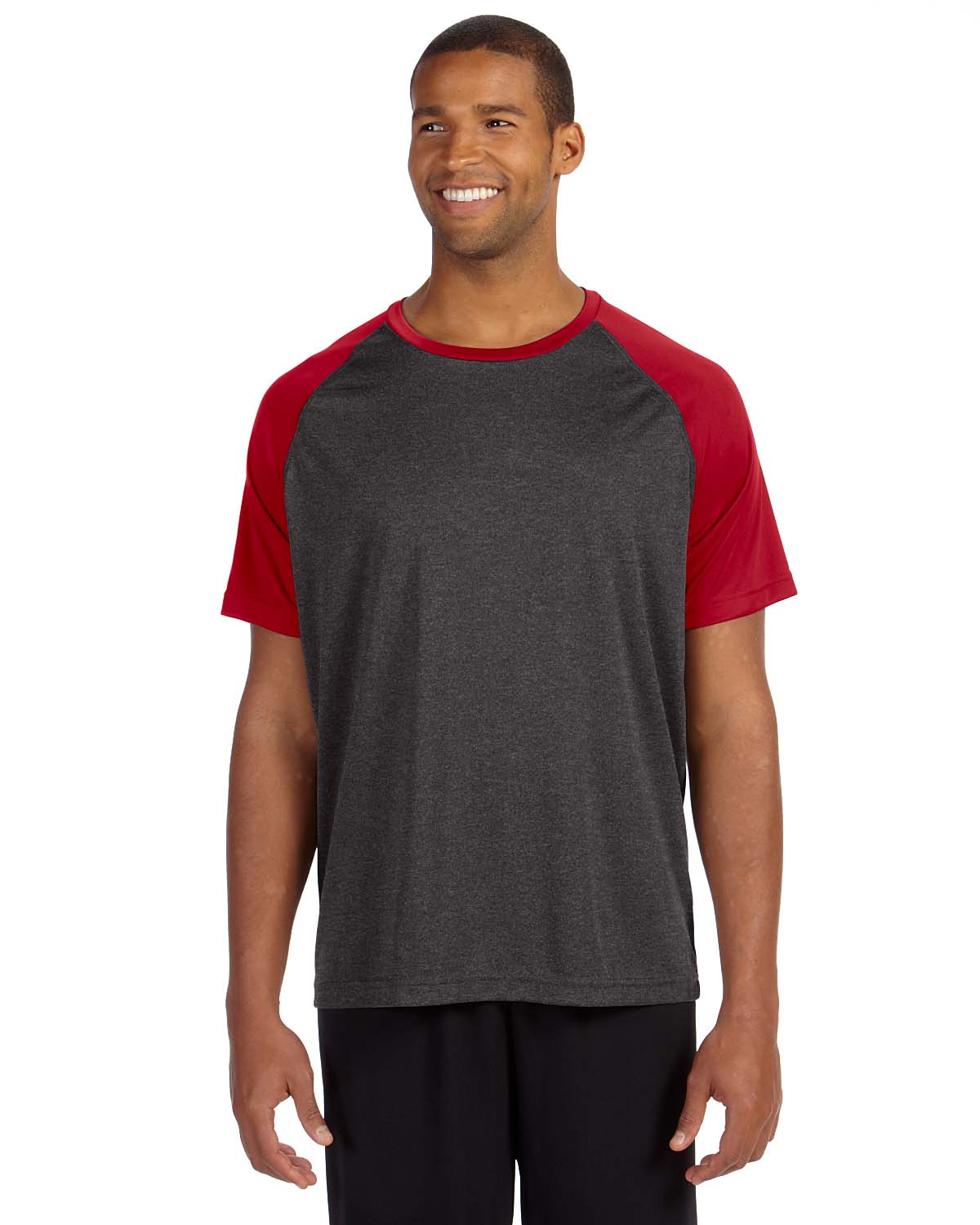 Picture for Dark Gray Heather / Sport Red
