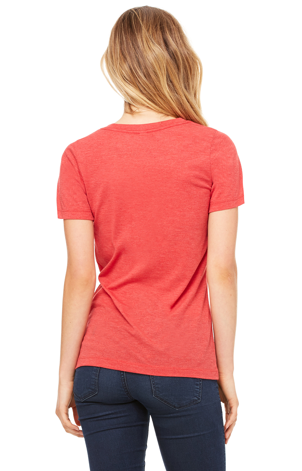 Bella + Canvas 6415 Red Triblend