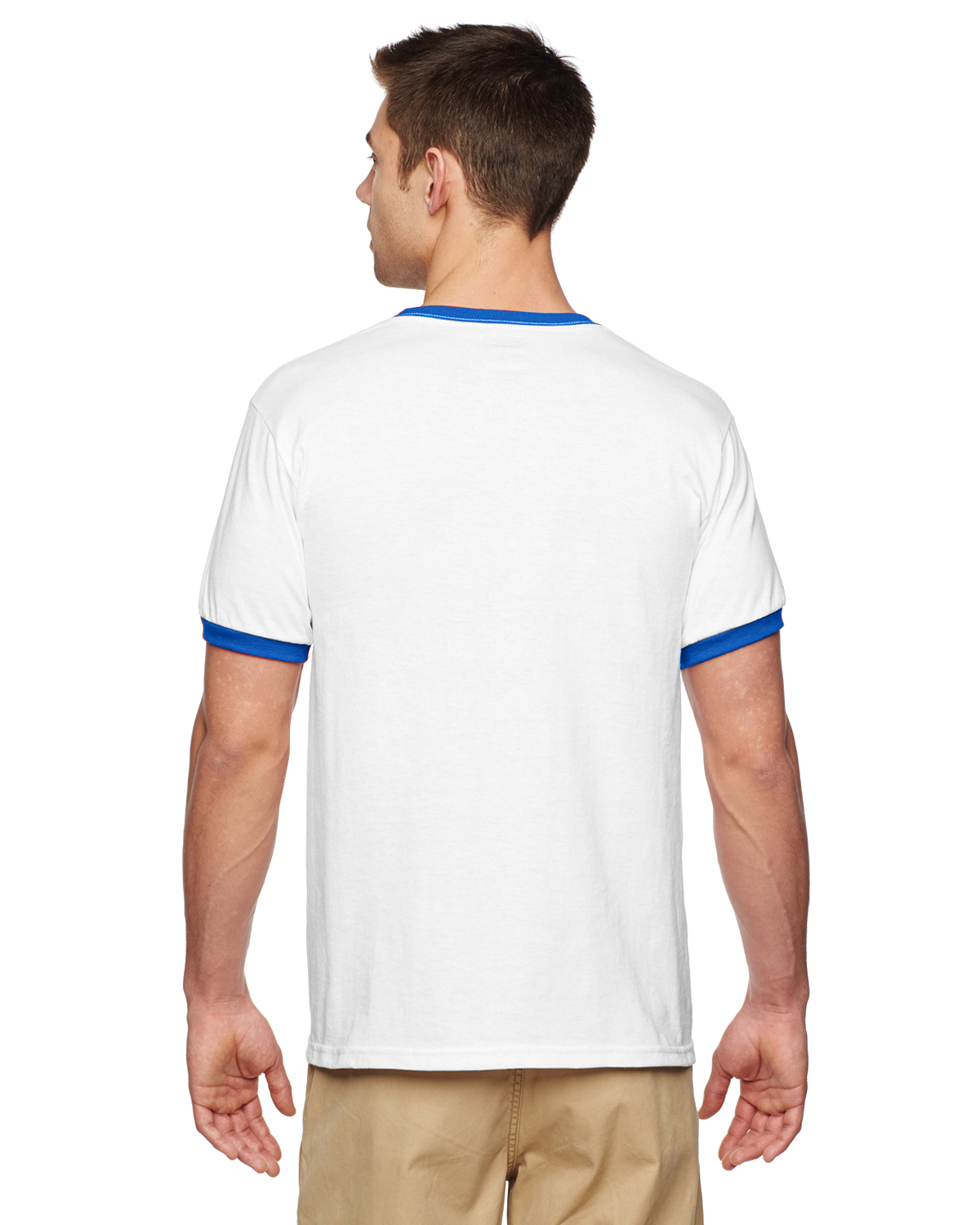 Gildan G860 White / Royal