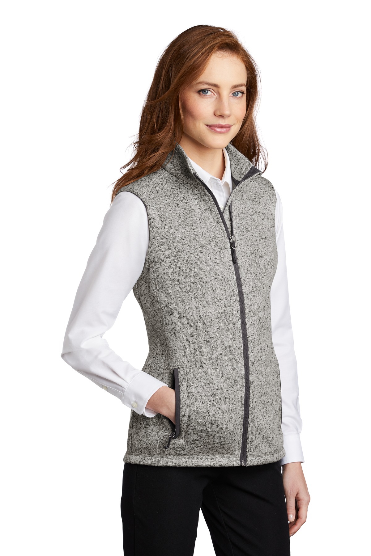 Port Authority L236 Gray Heather