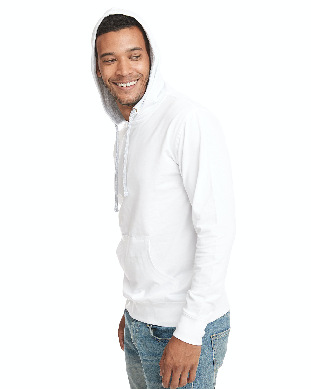 Next Level Unisex French Terry Pullover Hoodie 9301 White