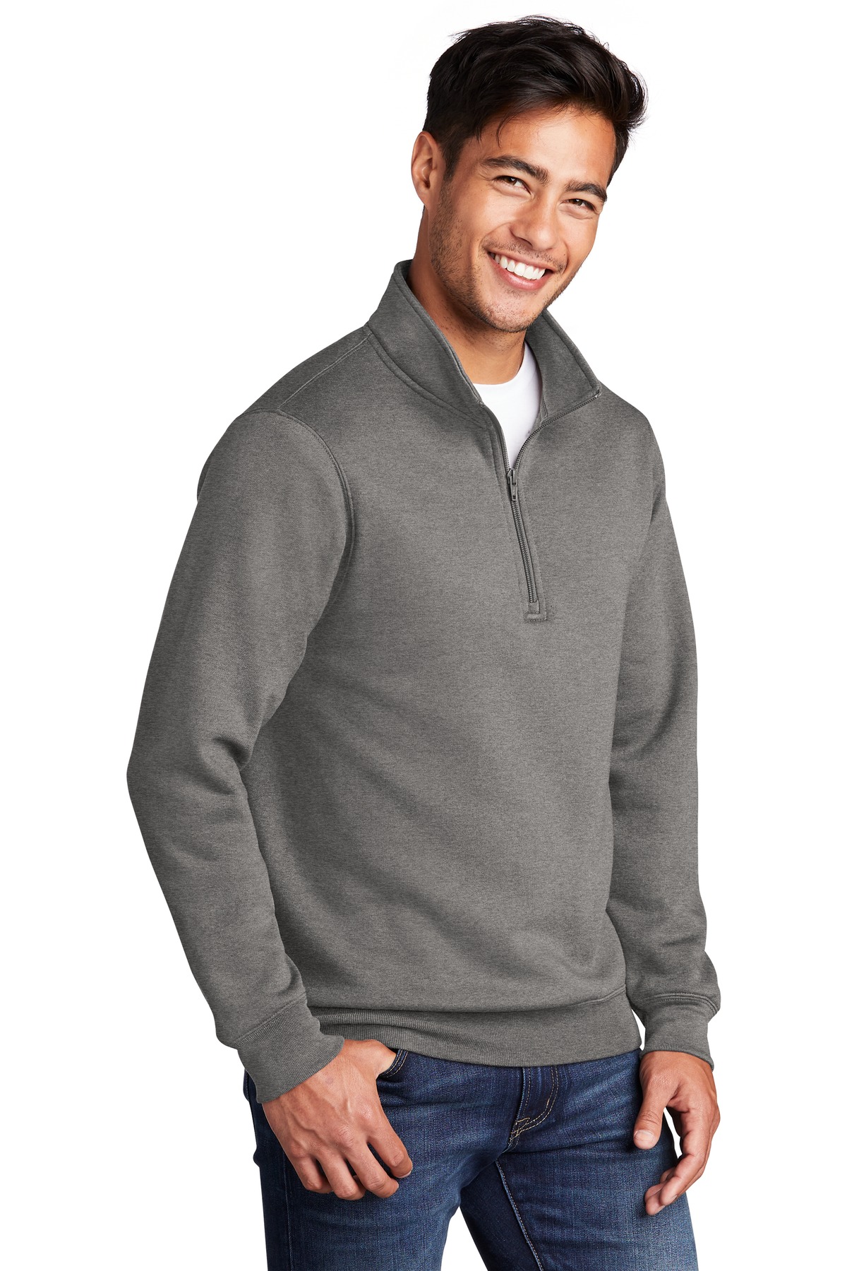 Port & Company PC78Q Graphite Heather